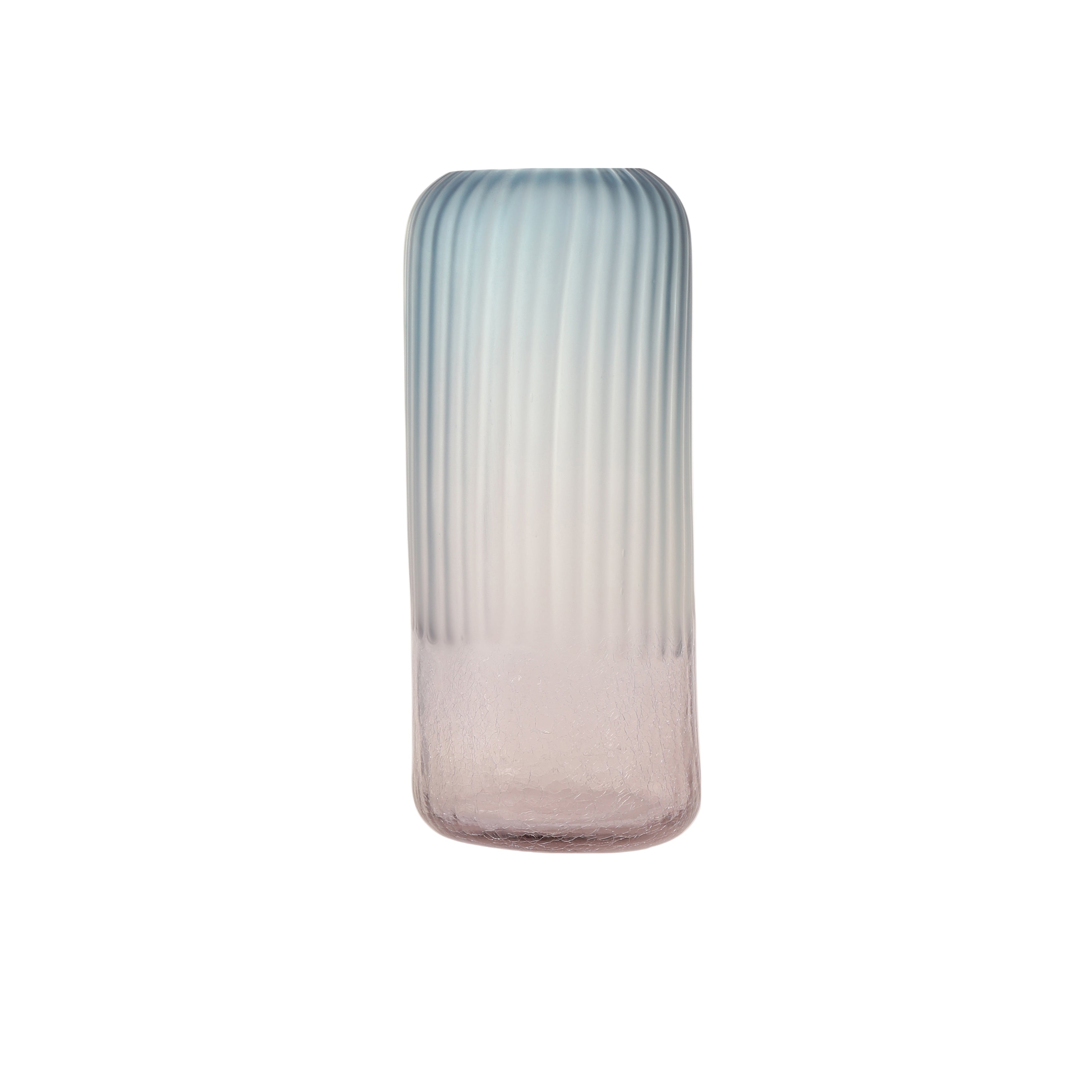 Ribbed Ombre Glass Vase (Single)
