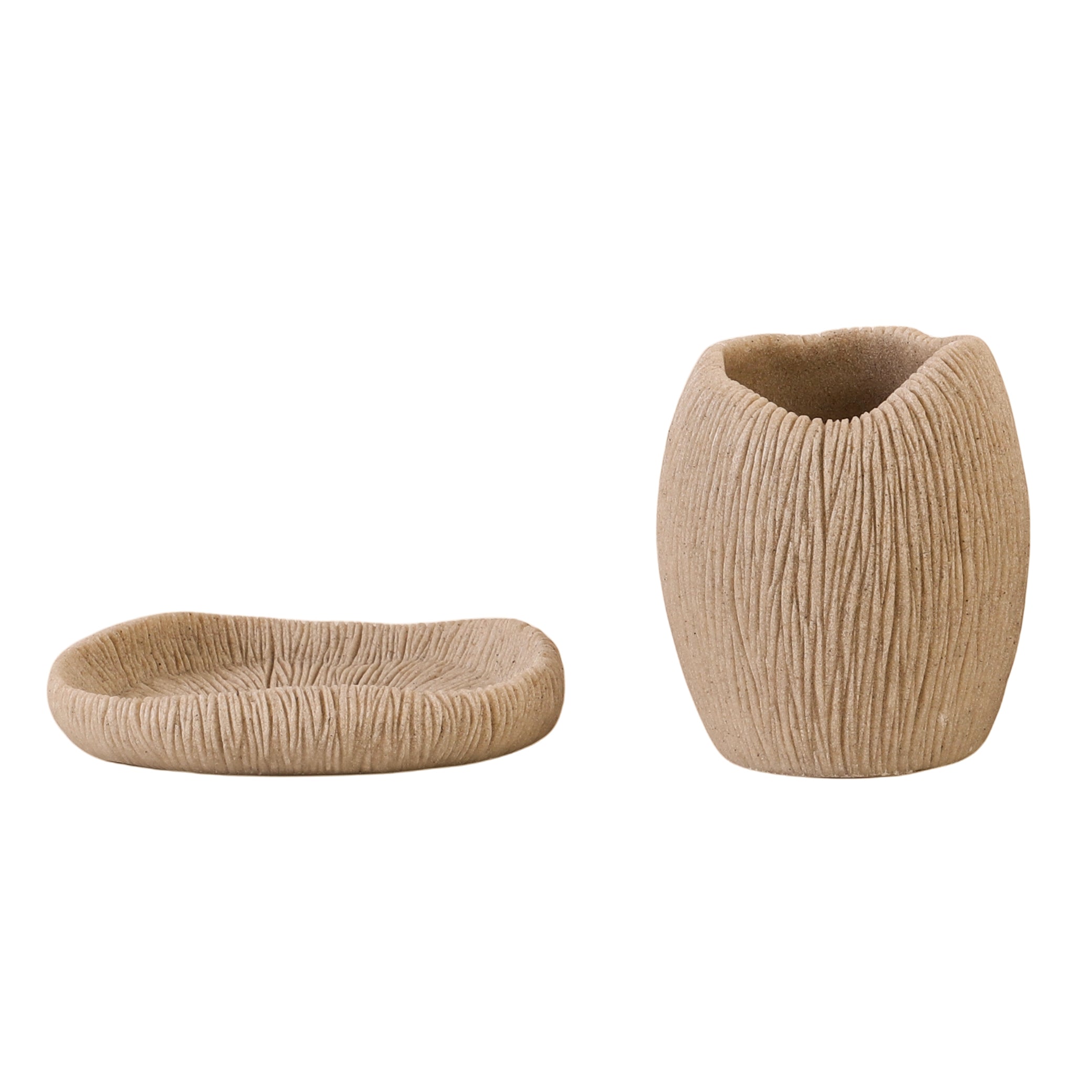 Coral Sands 4 Piece Bath Set (Beige)