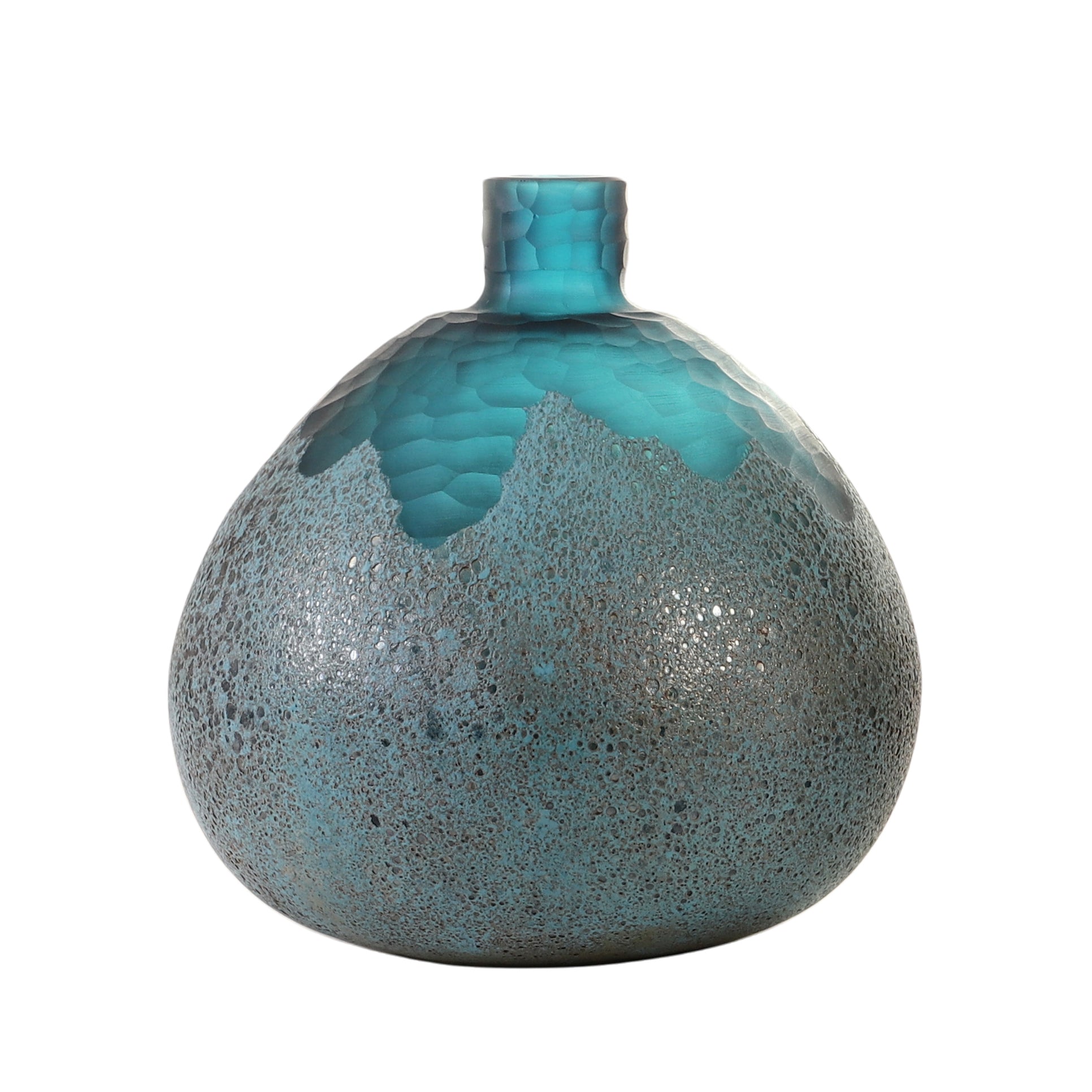 Drip Glaze Ombre Glass Vase (Single)