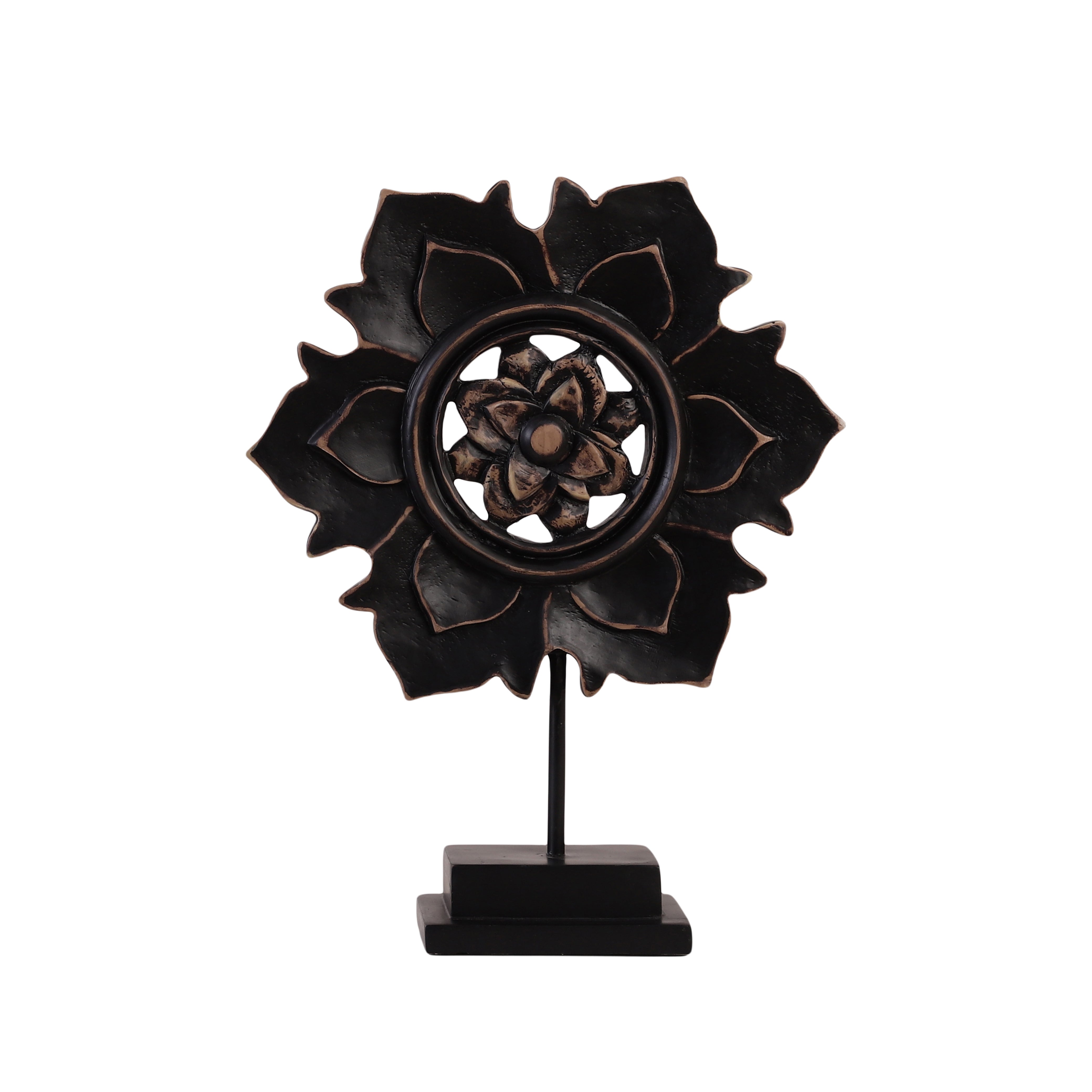 Petalora Black Table Accent (Single)