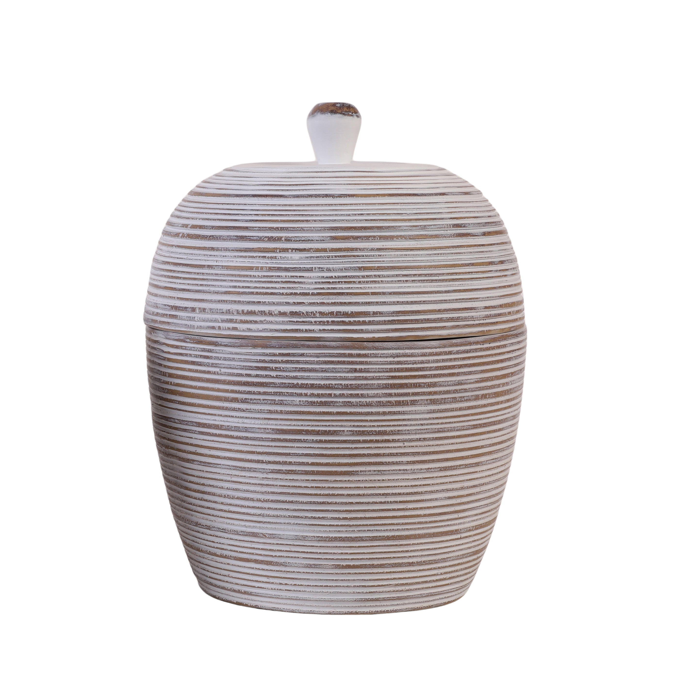 Dualora Sculpted Table Accent (White)