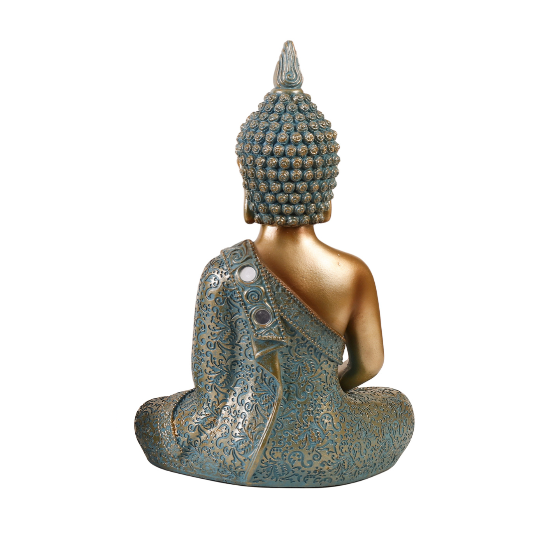Turquoise Meditating Buddha