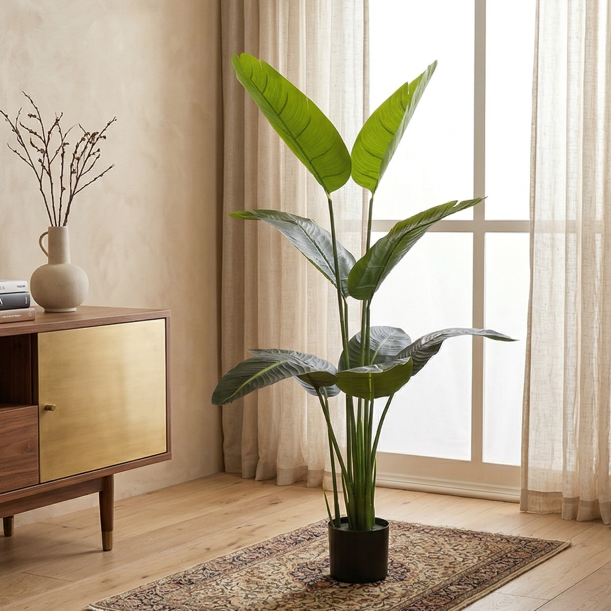 Banana Palm Faux Plant (Tall)