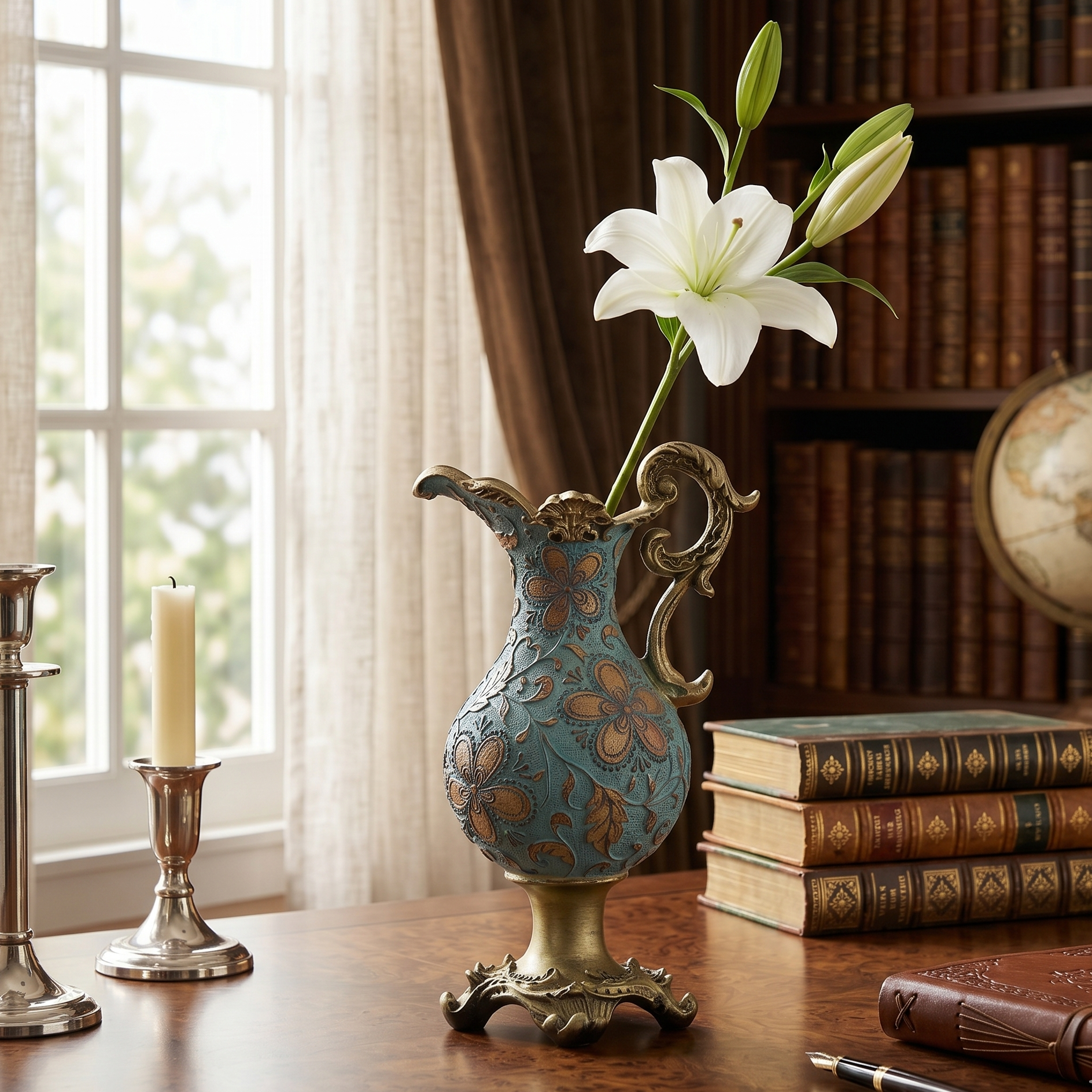 Tuscan Blue Jug