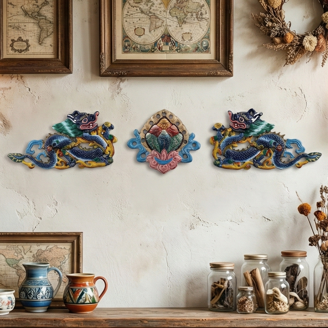 Dragons of Fortune (Blue)