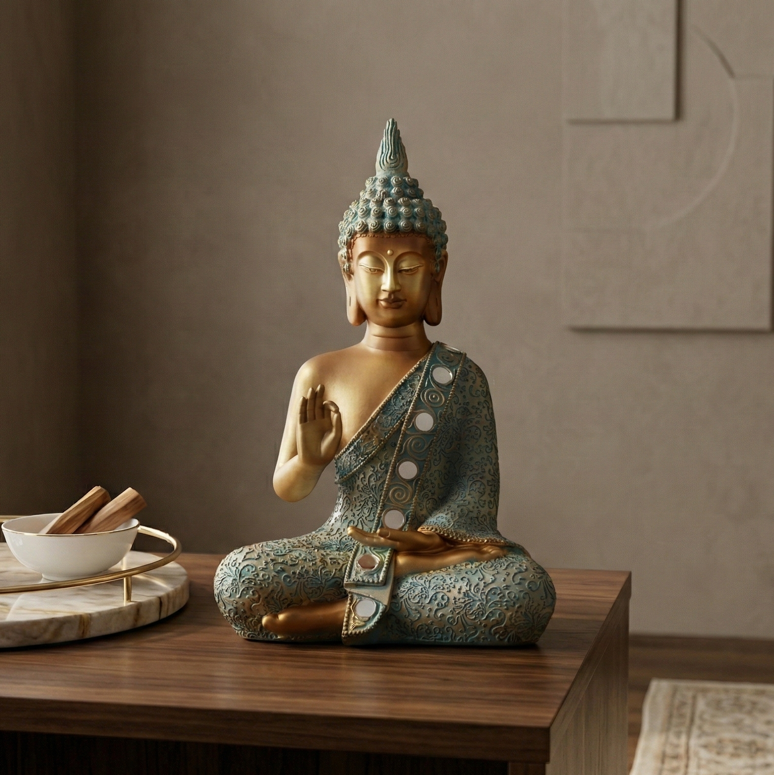 Turquoise Blessing Buddha