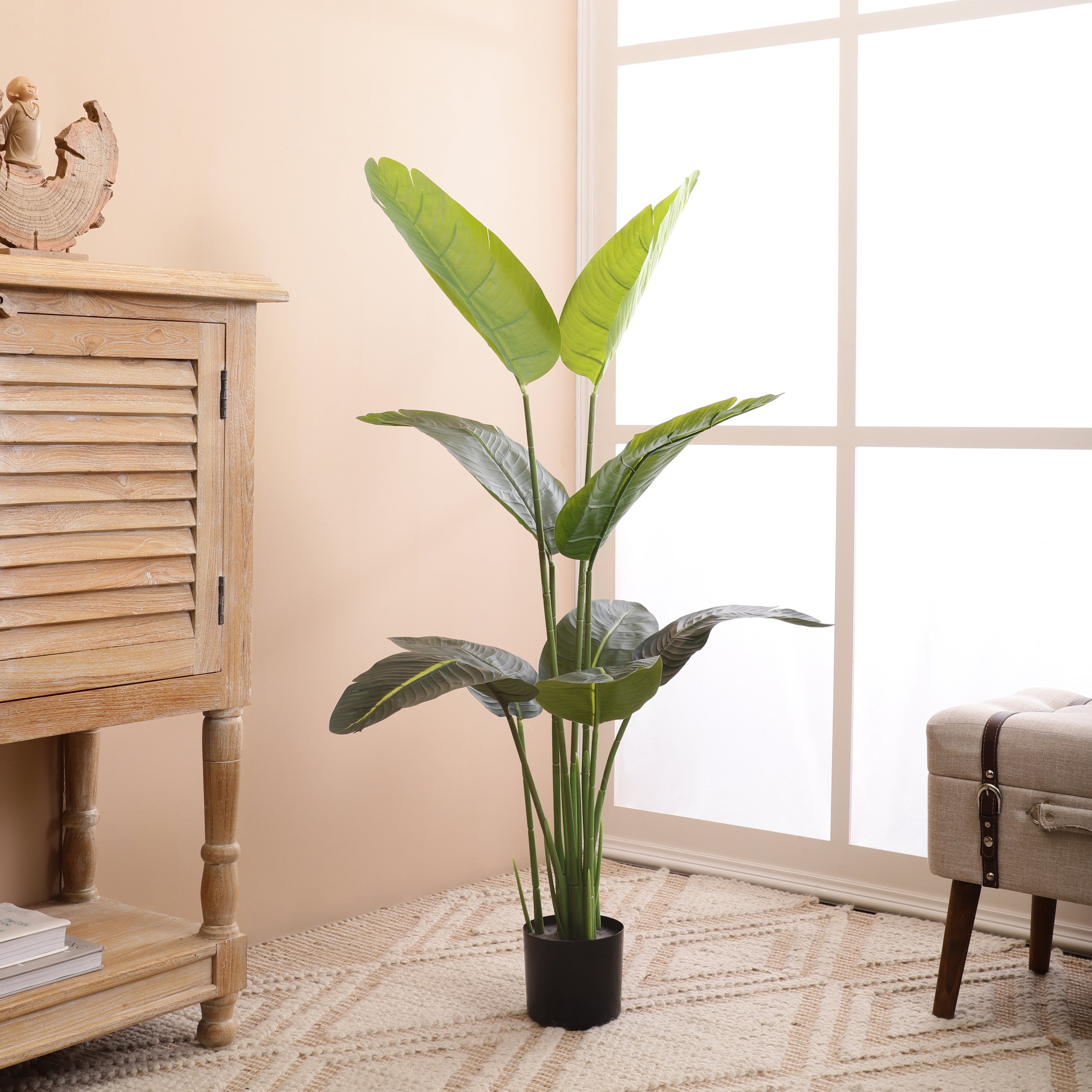 Banana Palm Faux Plant (Tall)