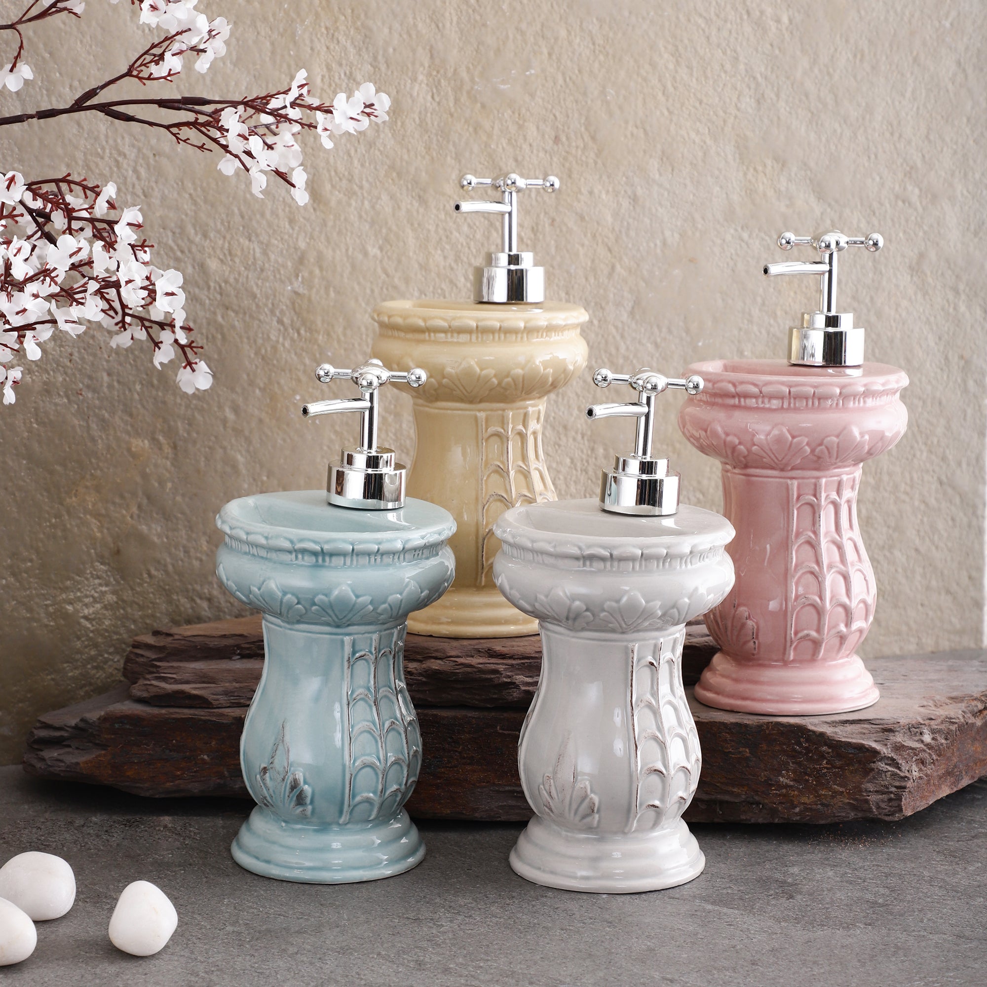 Vintage Roman Basin Shaped Soap Dispenser (Single)