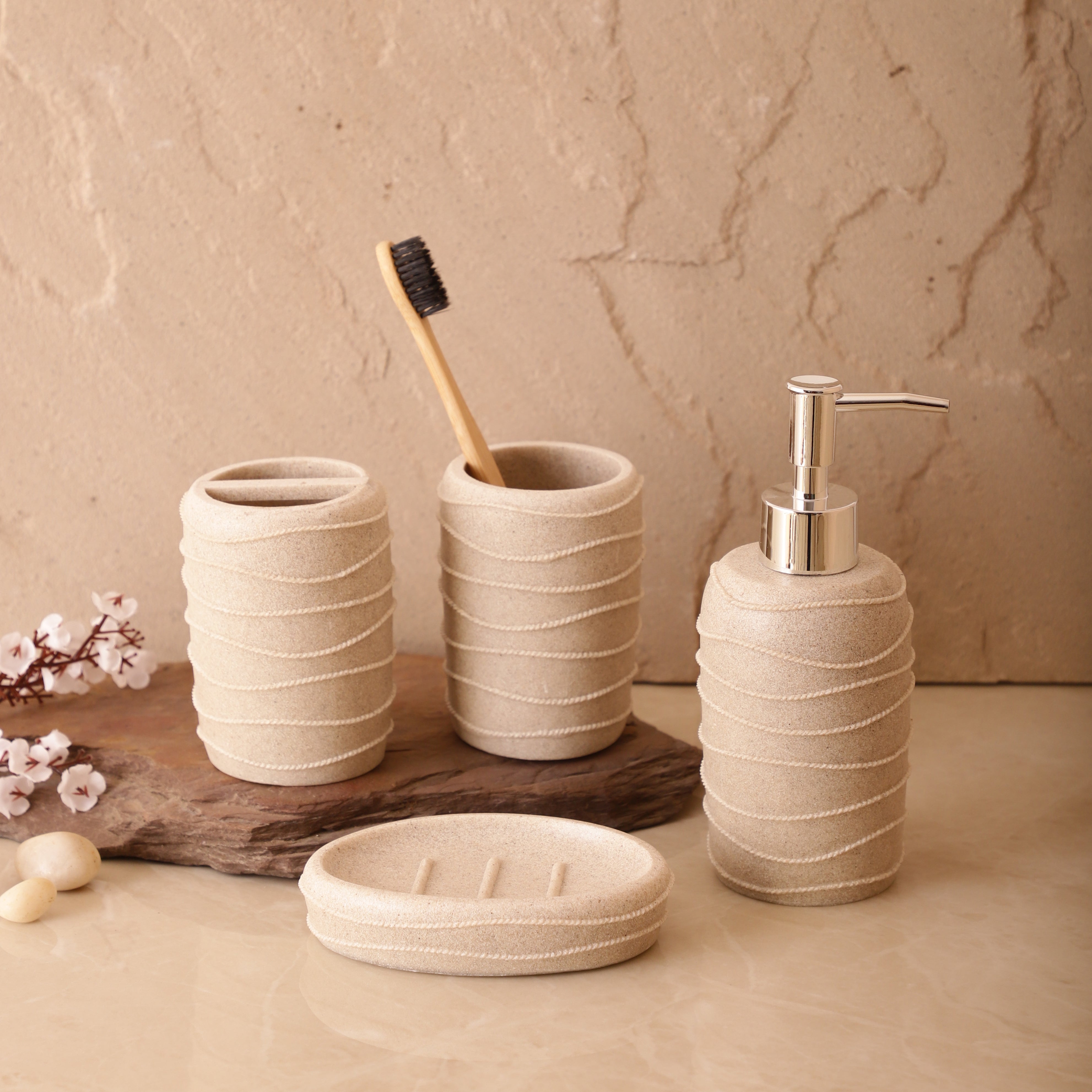 Terra Weave 4 Piece Bath Set