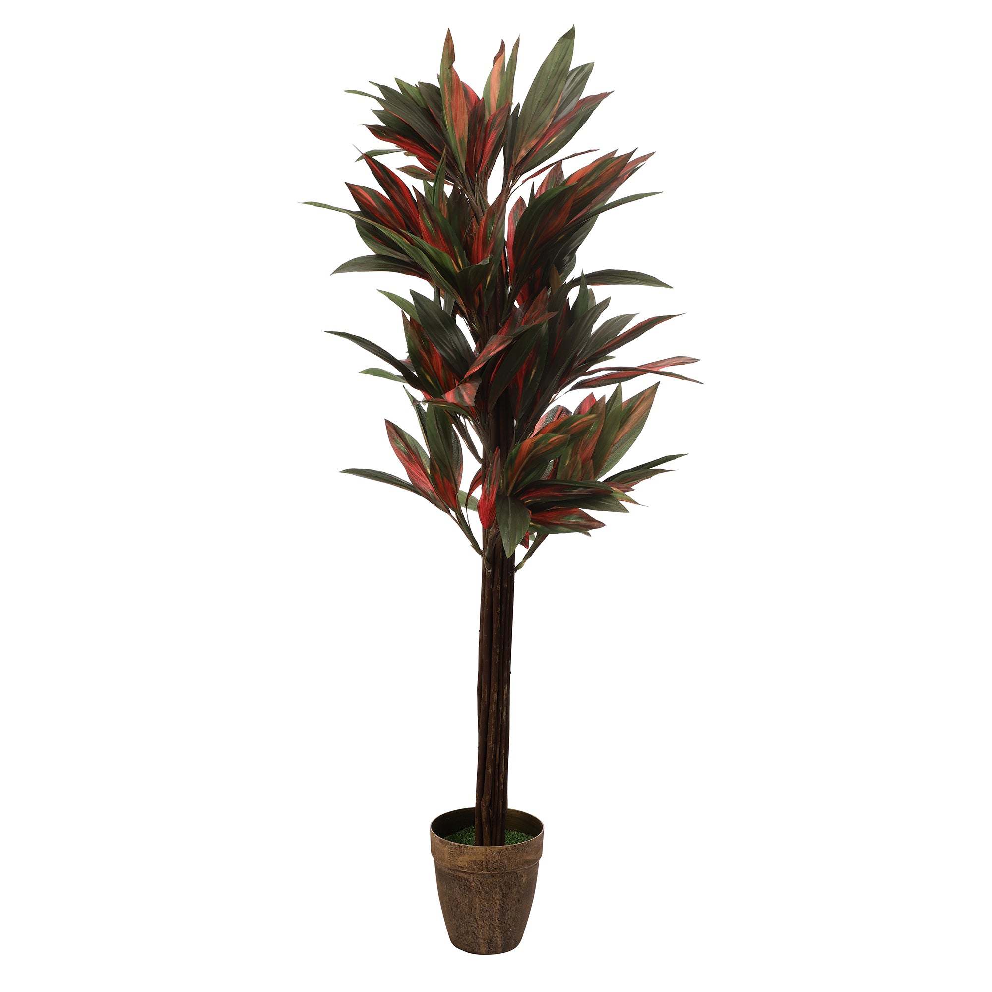 Ruby Red Dracaena Faux Plant (Tall)