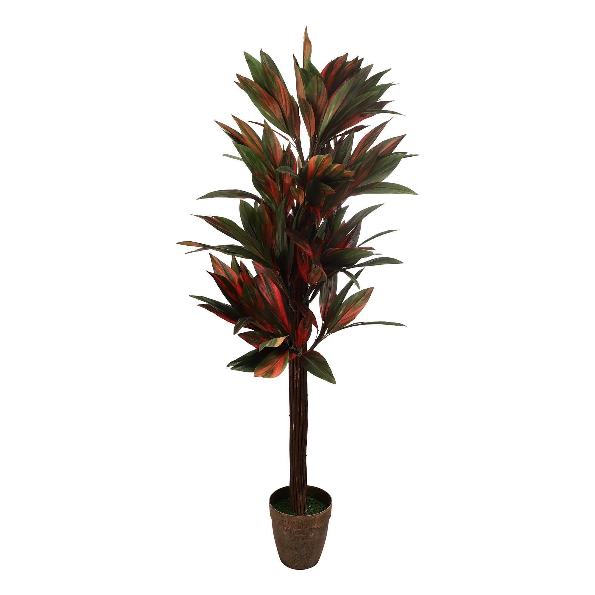 Ruby Red Dracaena Faux Plant (Tall)