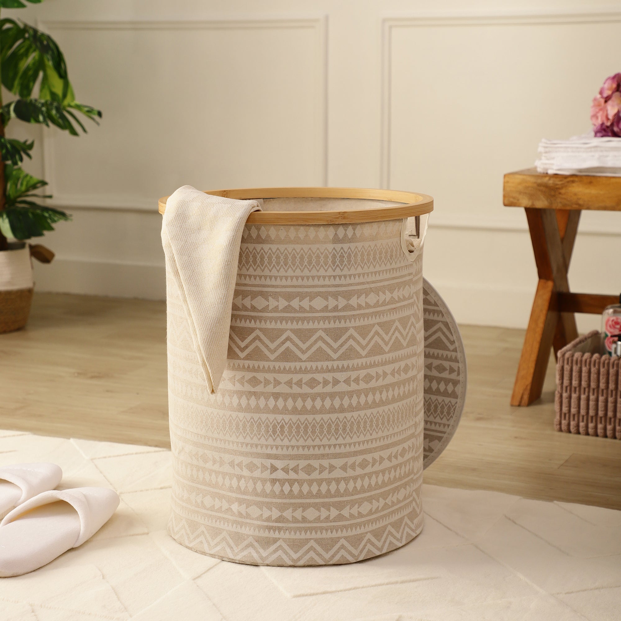 Aztec Elegance Laundry Basket