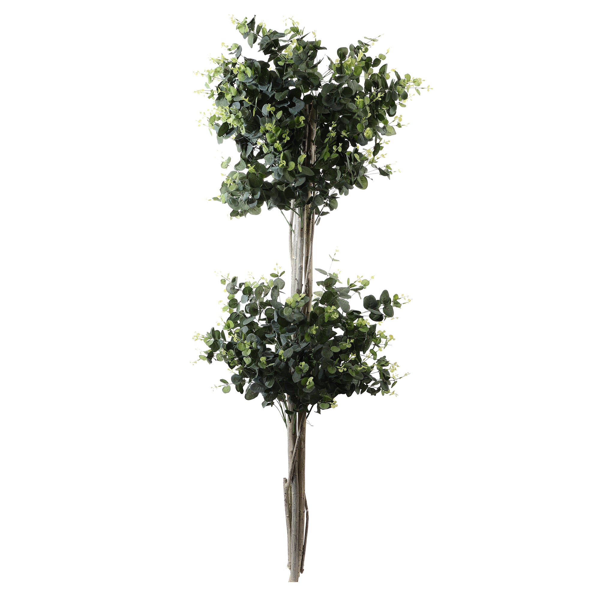 Ficus Bonsai Flowered Faux Plant Without Pot