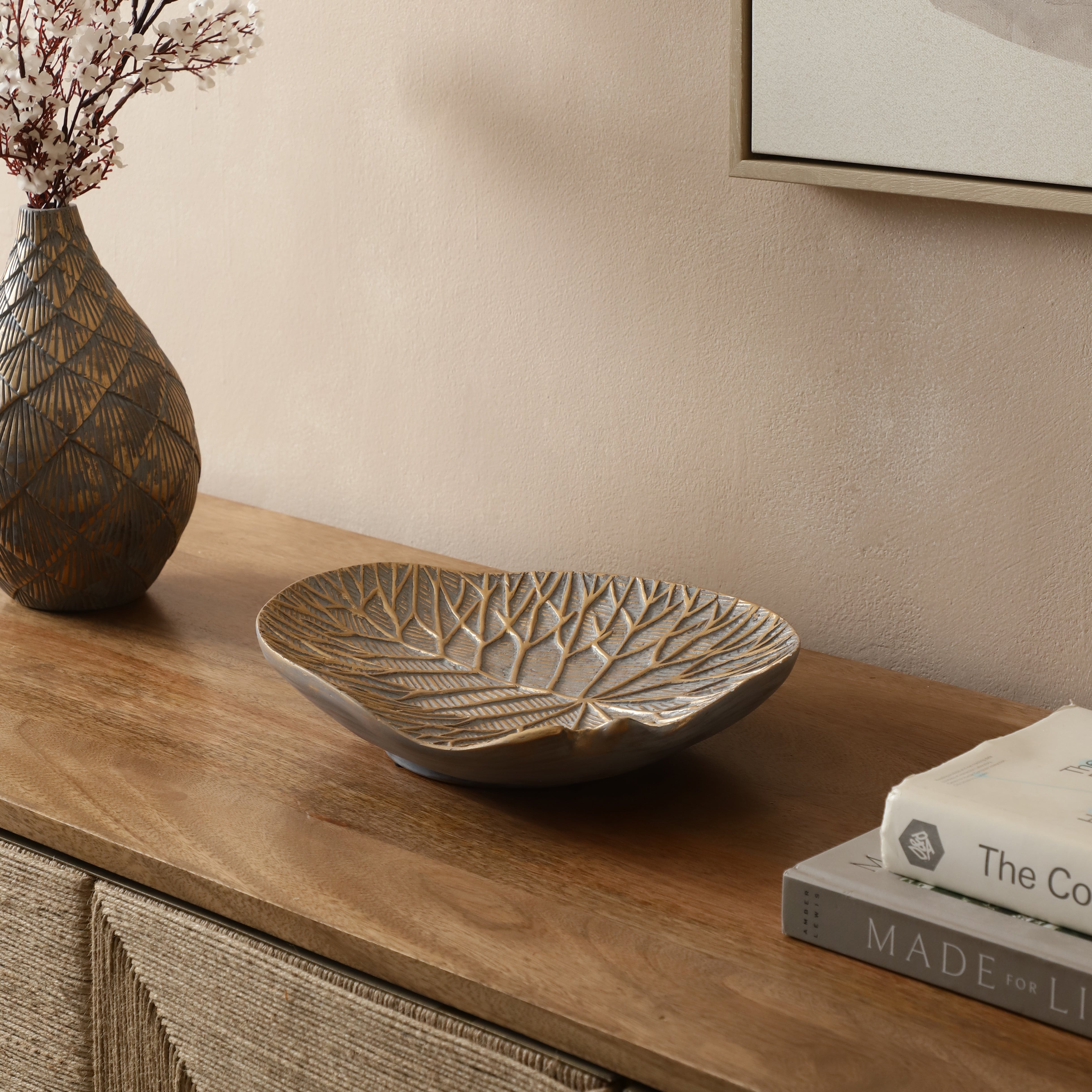 Leafora Textured Platter (Small)