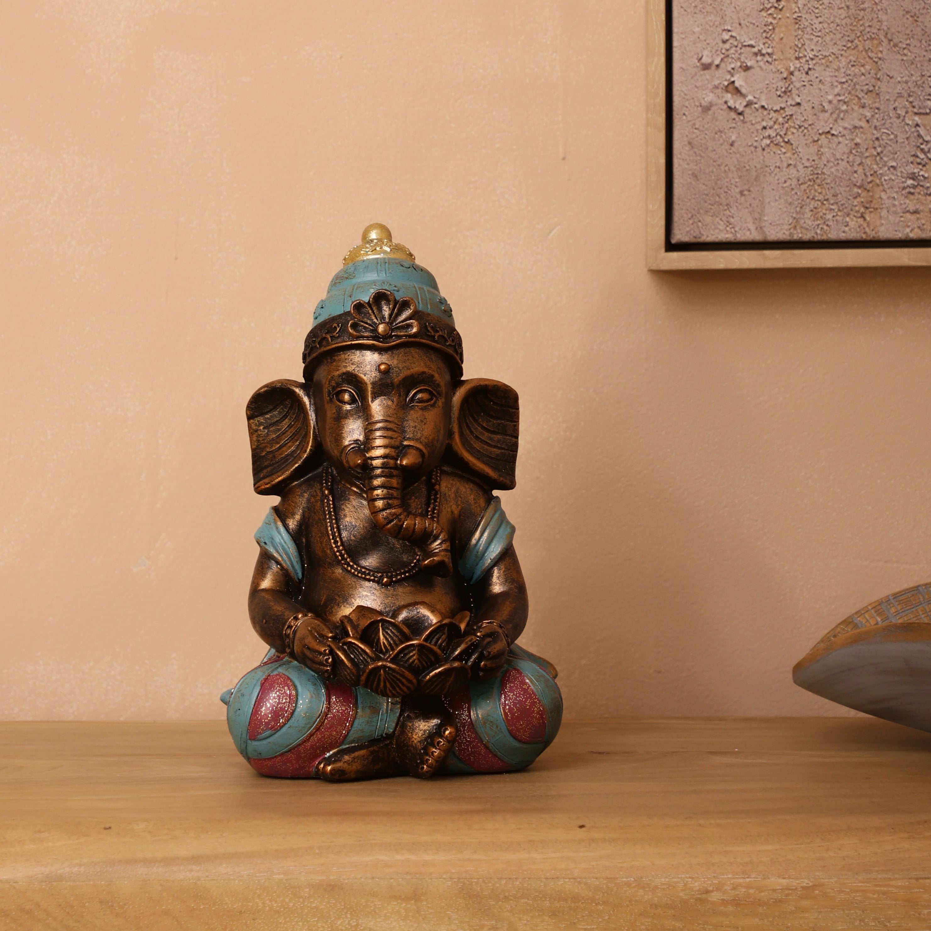 Seated Ganesha Figurine