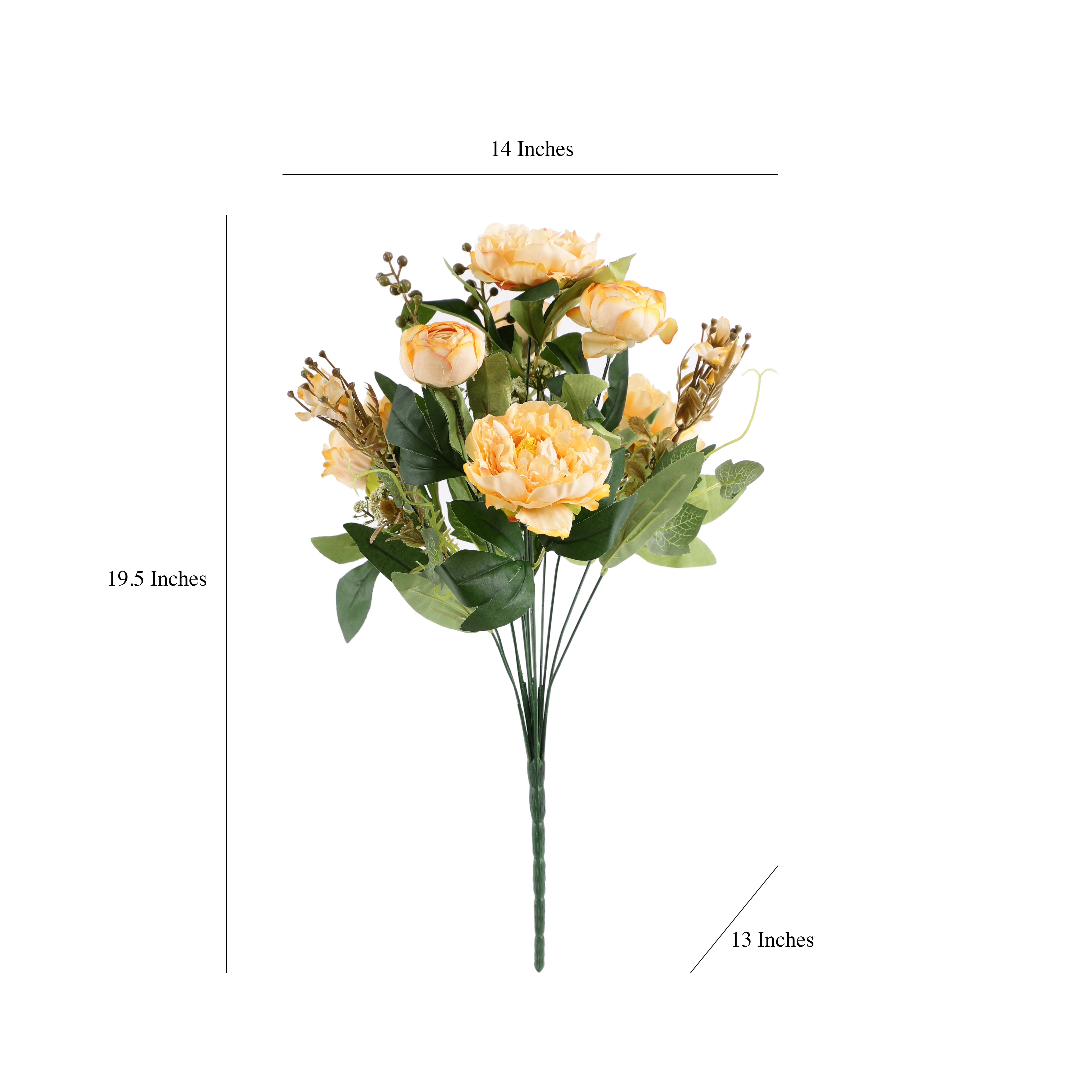 Peach Ranunculus Flower Bunch (Single)