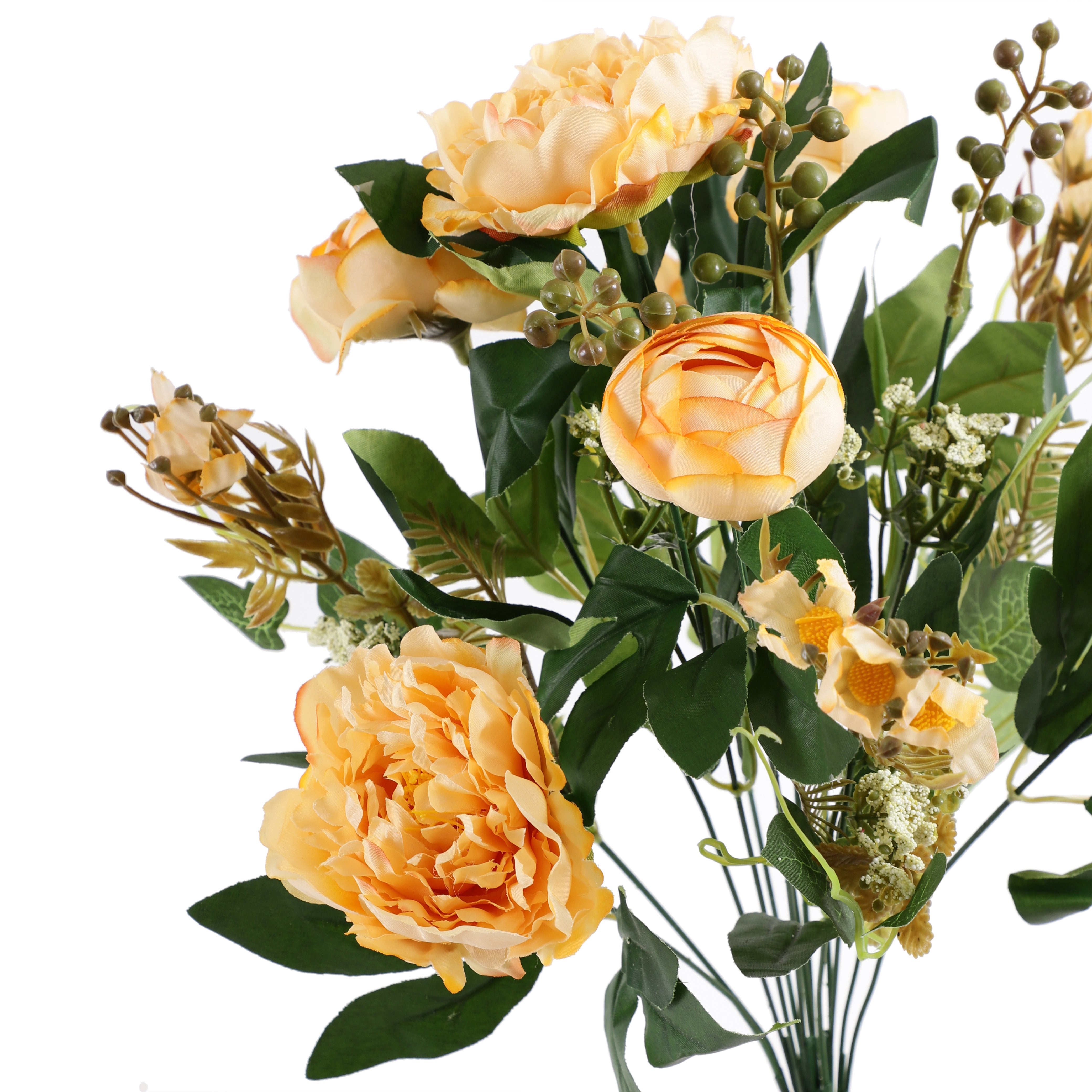 Peach Ranunculus Flower Bunch (Single)