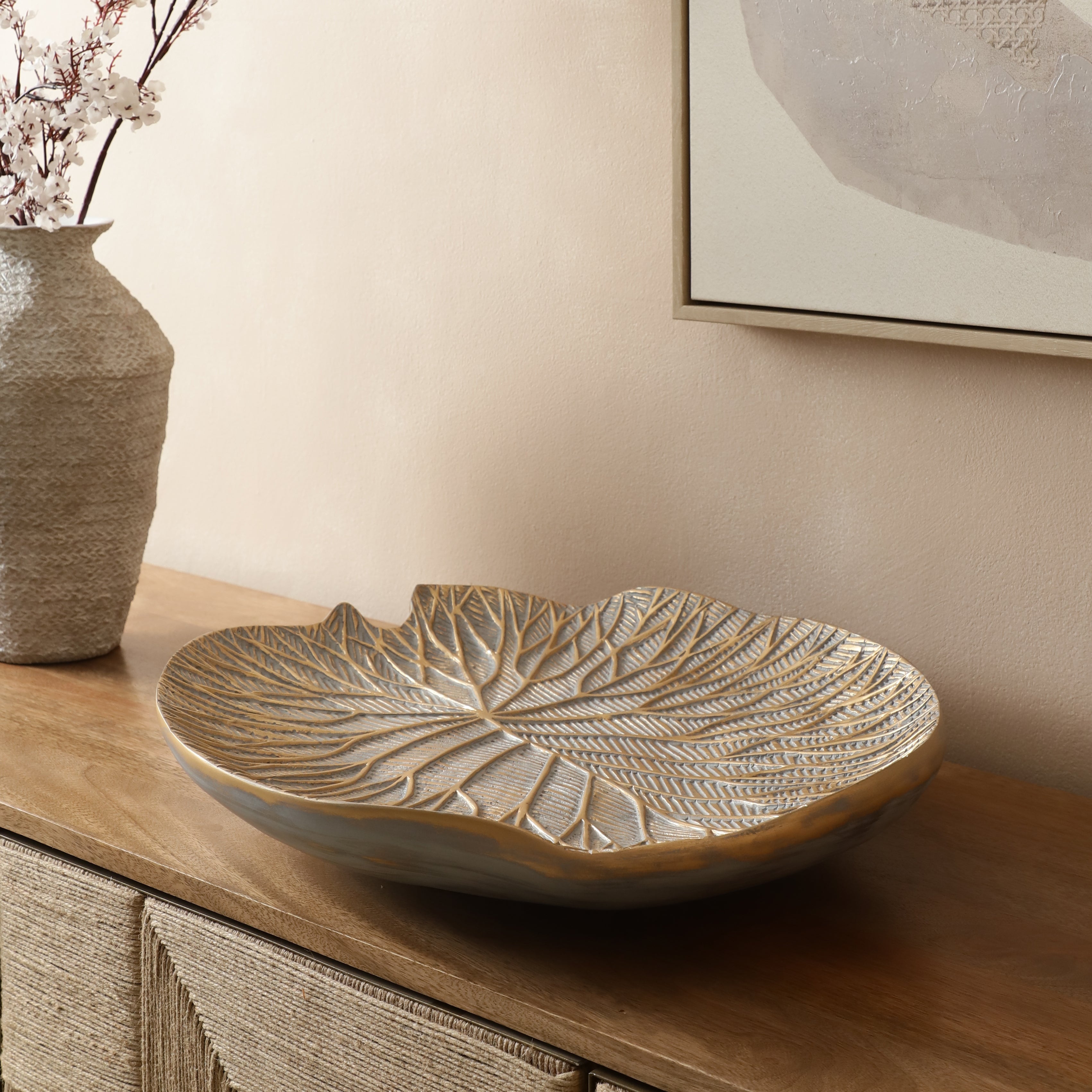 Leafora Textured Platter (Large)