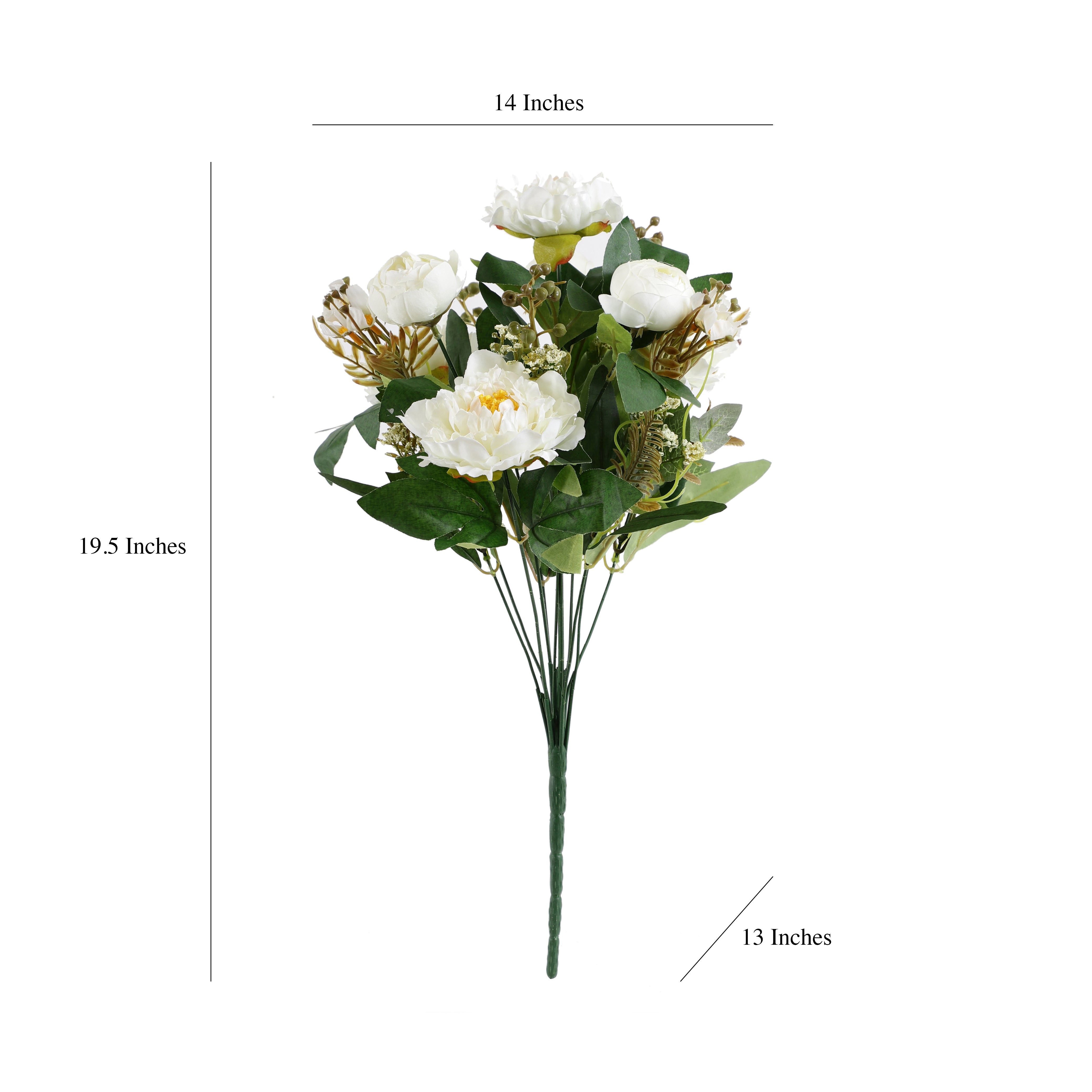 White Ranunculus Flower Bunch (Single)