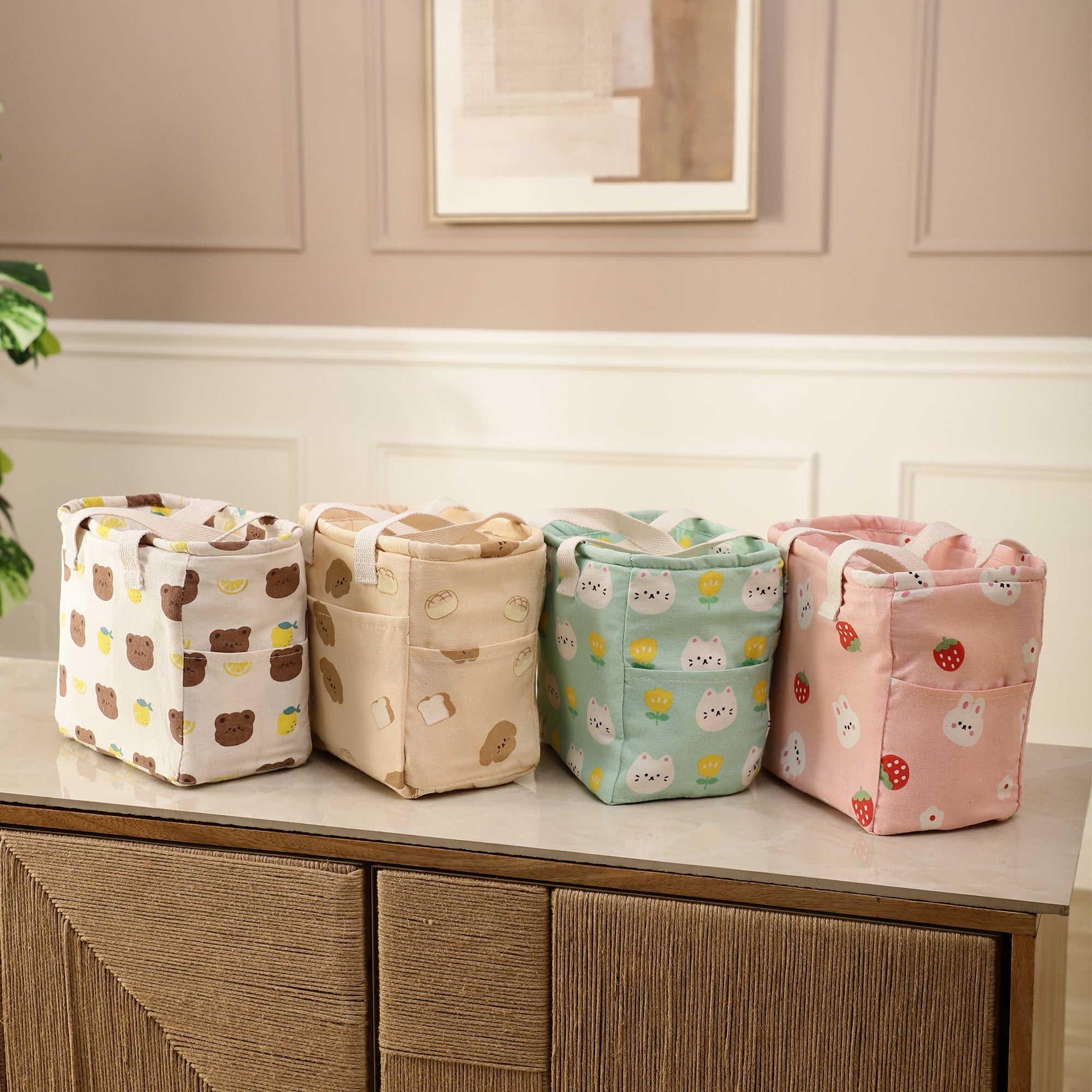 SnackTime Friends Insulated Lunch Bags (Single)