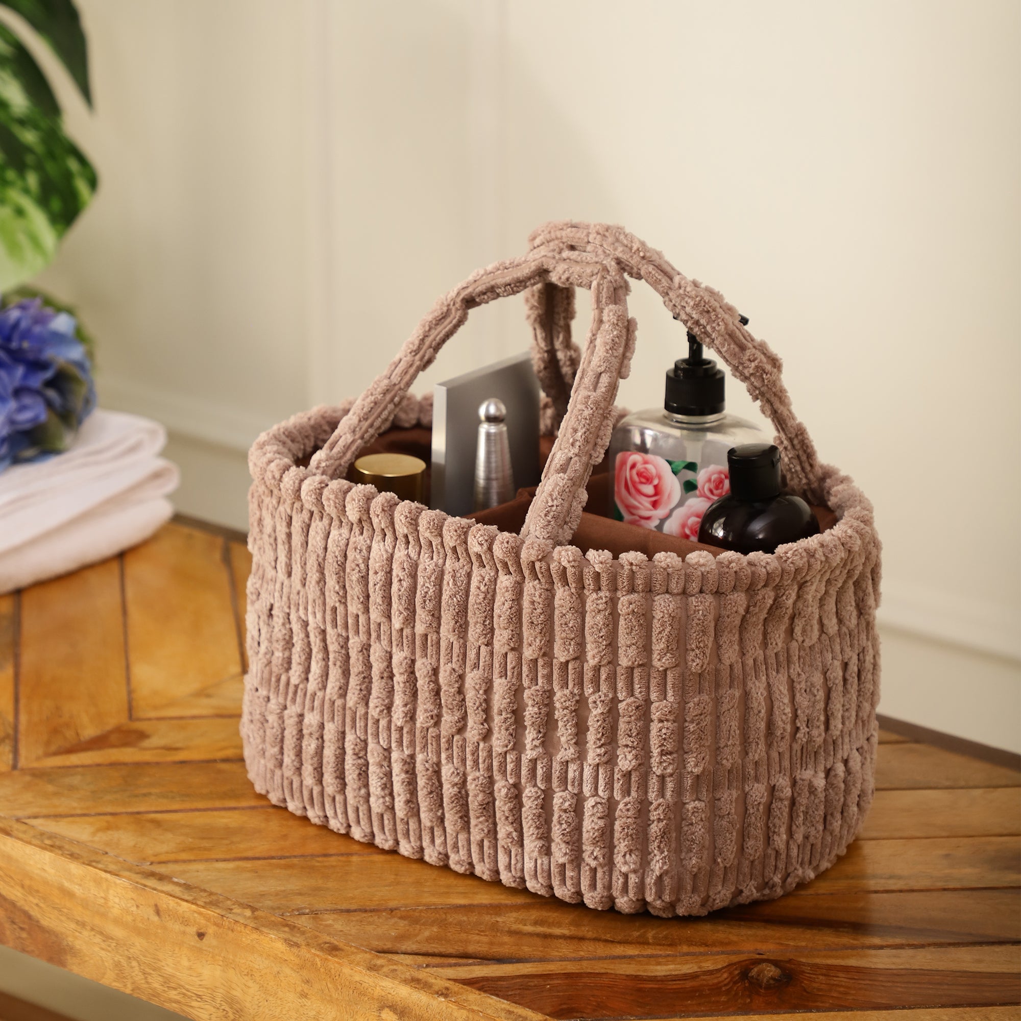 SuedeSlot Tote