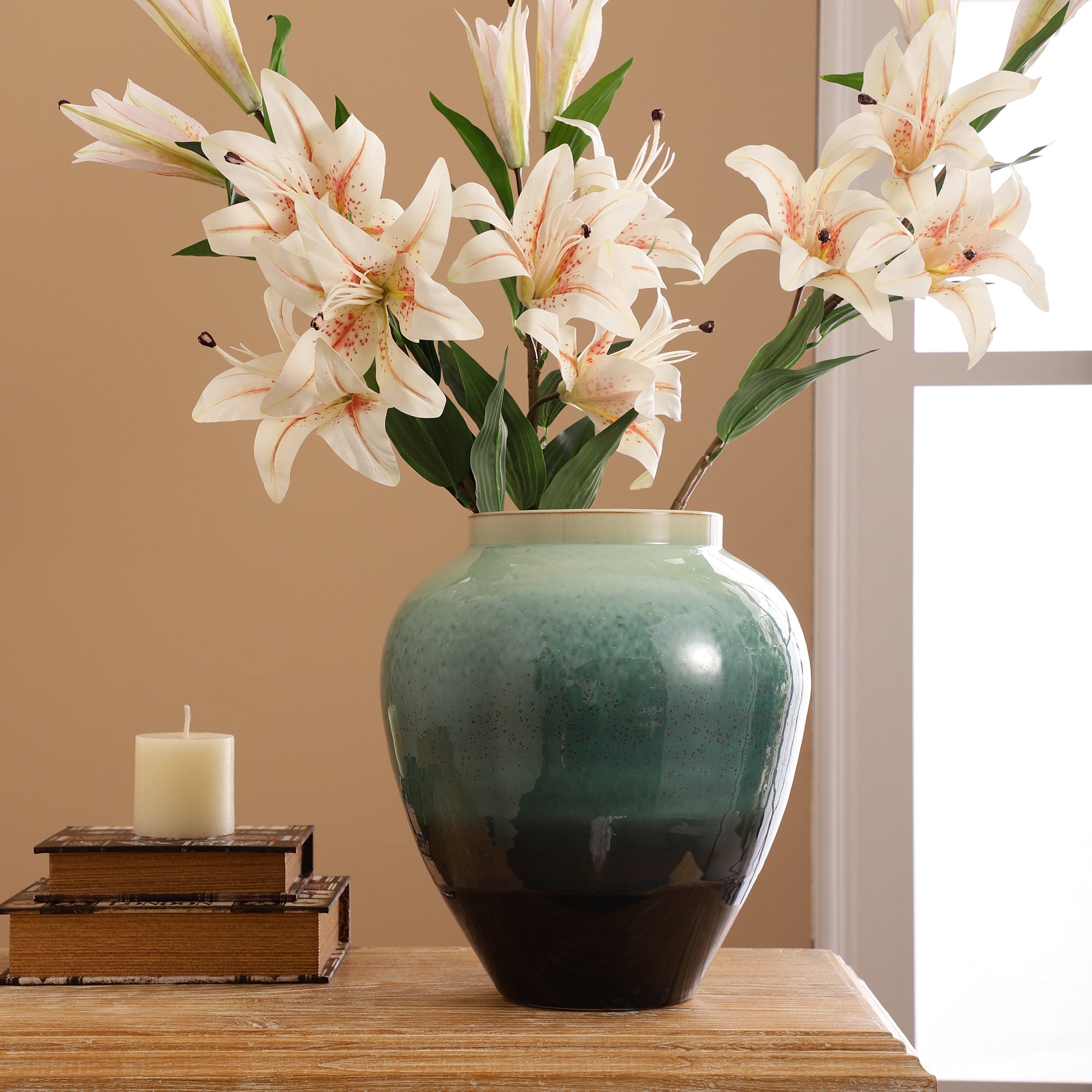 Sea Hues Ceramic Vase