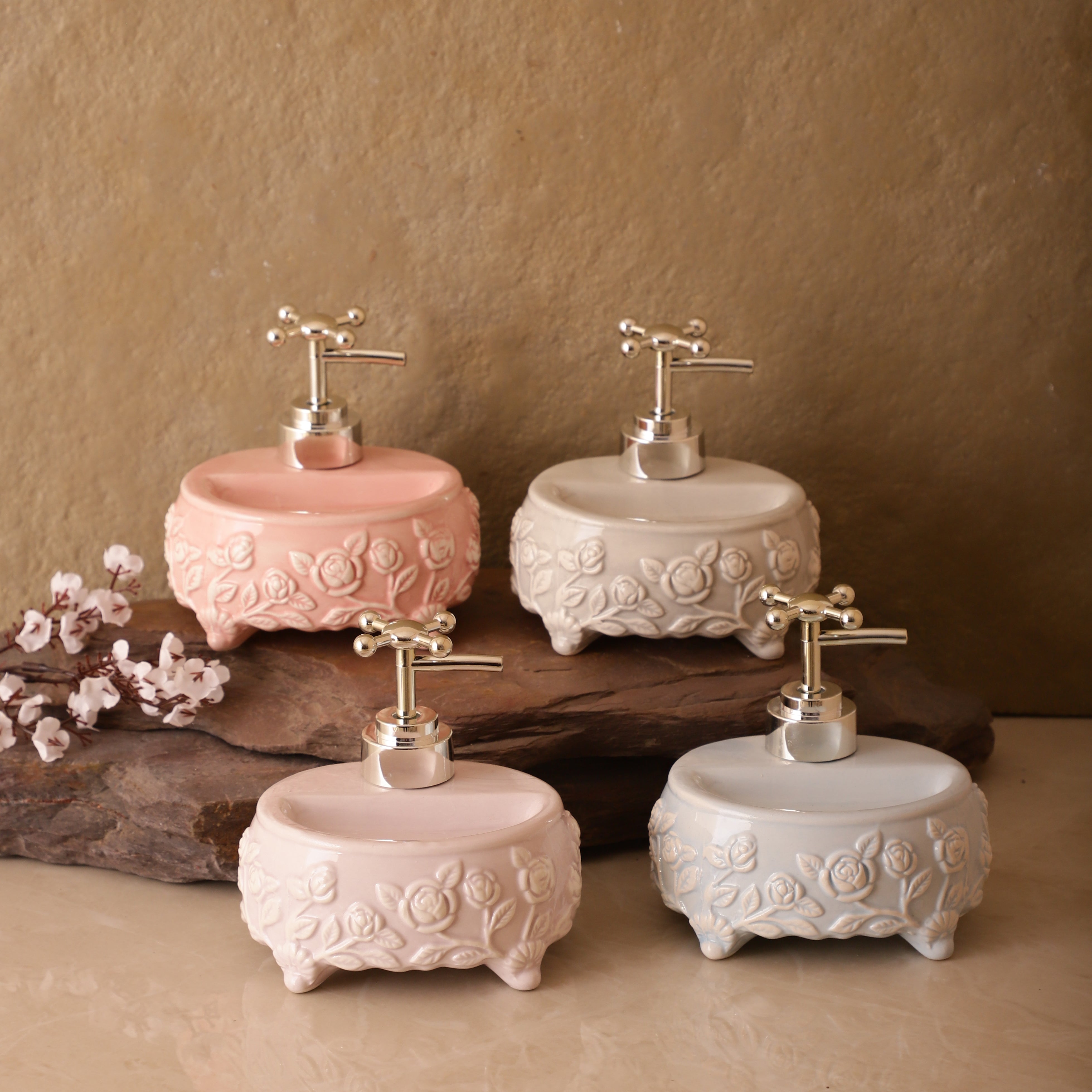 Victorian Basin Shaped Soap Dispenser (Single)