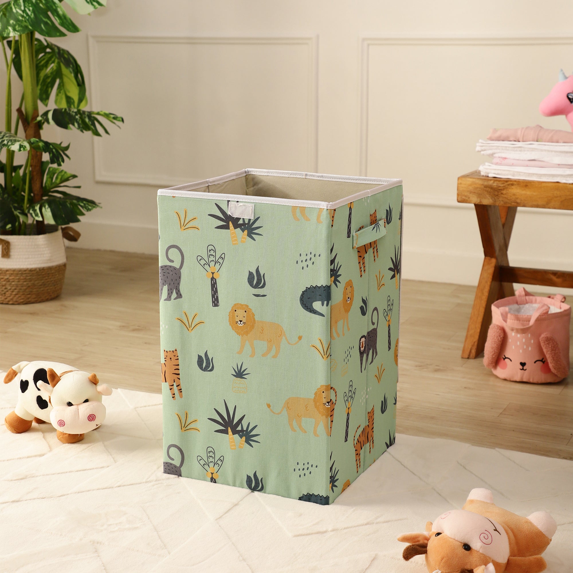 JungleJoy Laundry Bin (Green)