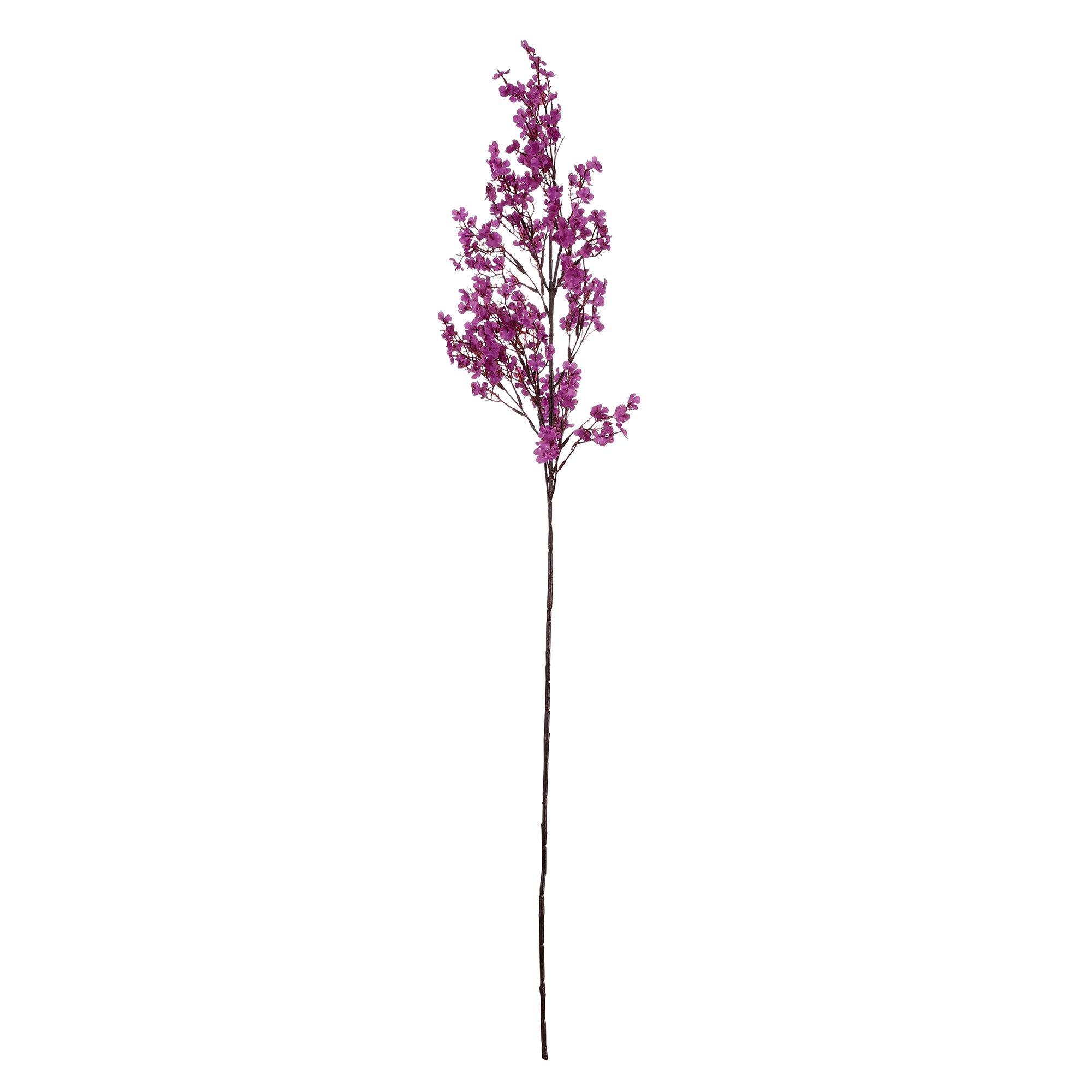 Mauve Gypsophila Faux Flower Stick (Single)