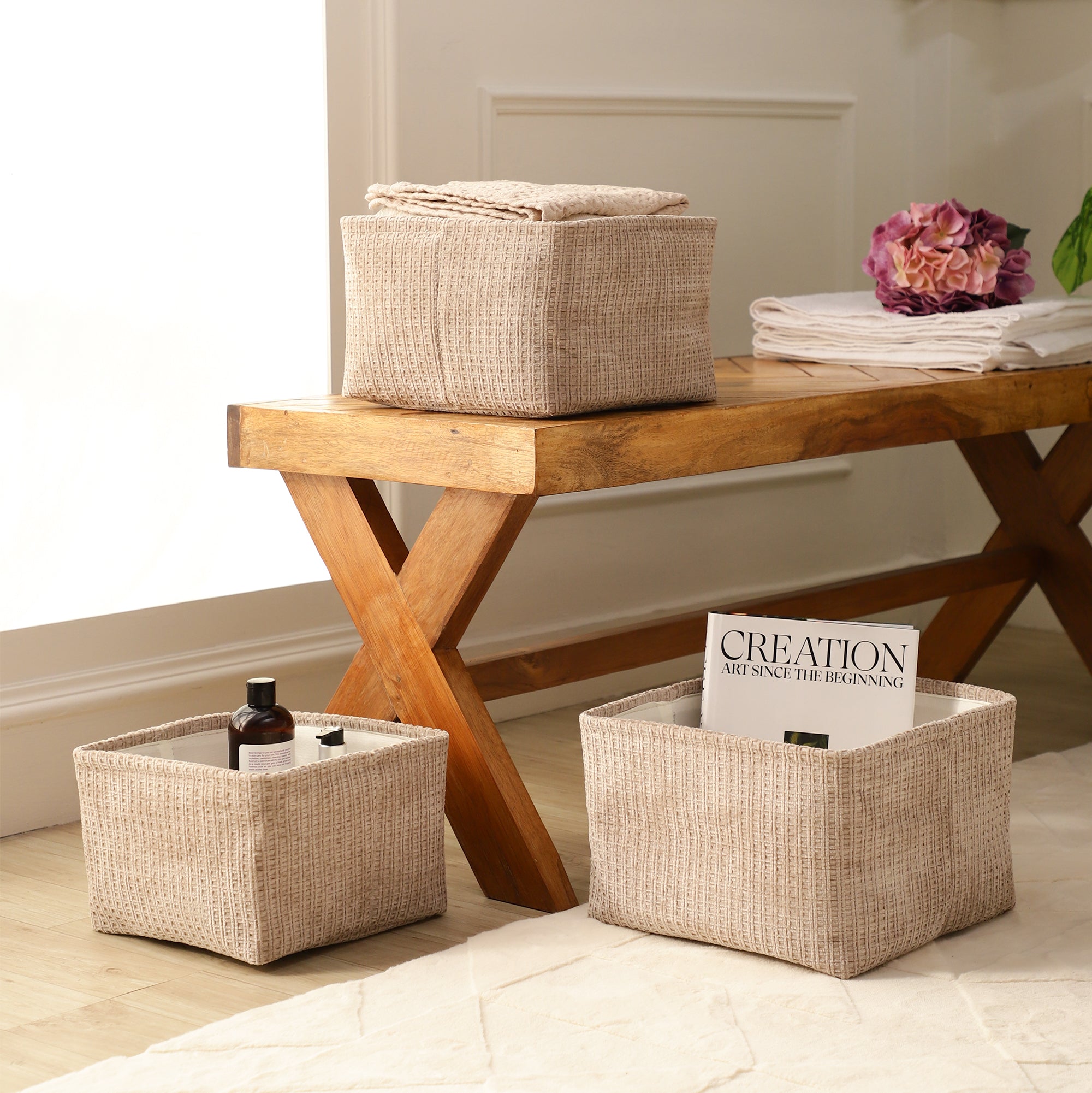 Suede Haven Organisers (Set of 3)