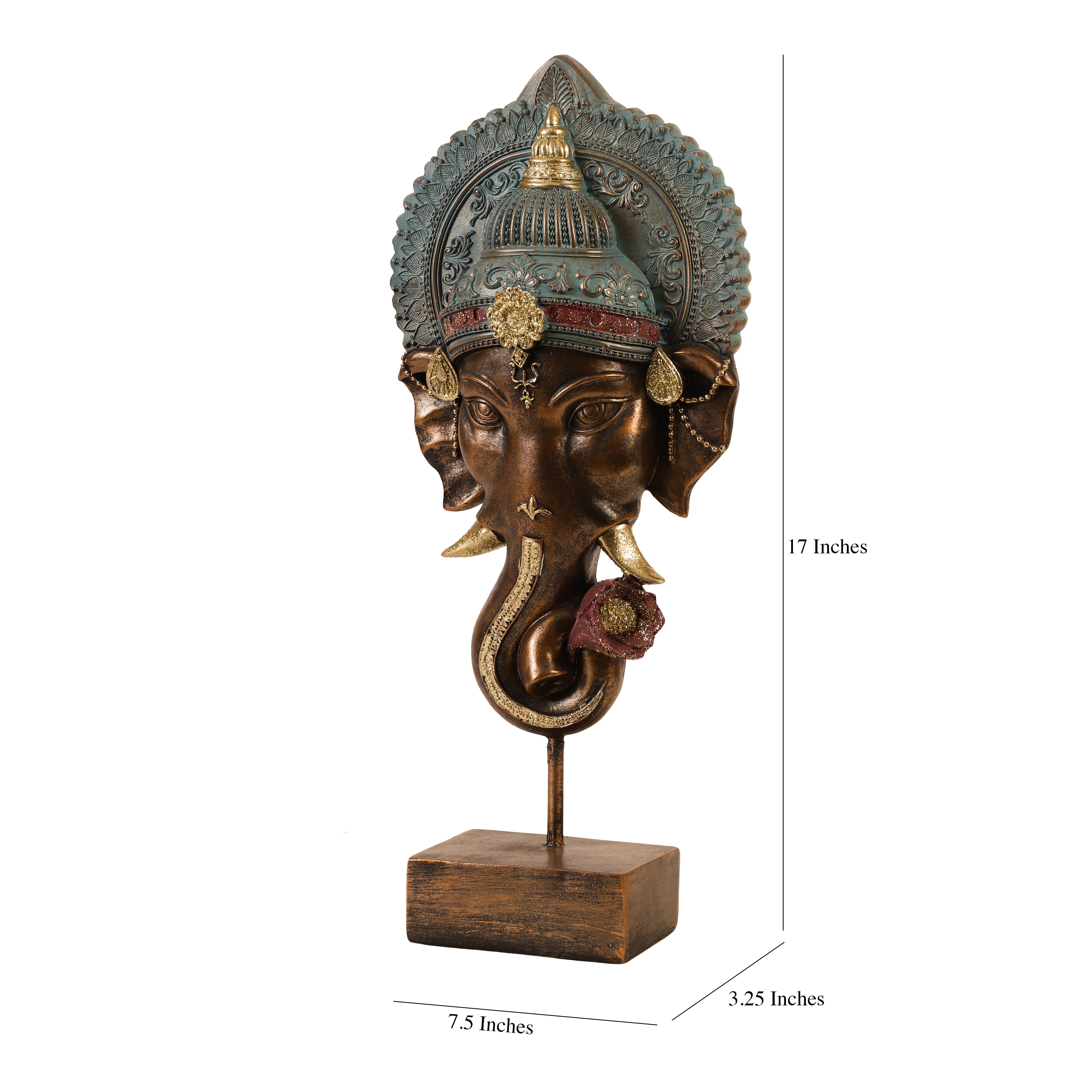 Ganesha Head Sculpture