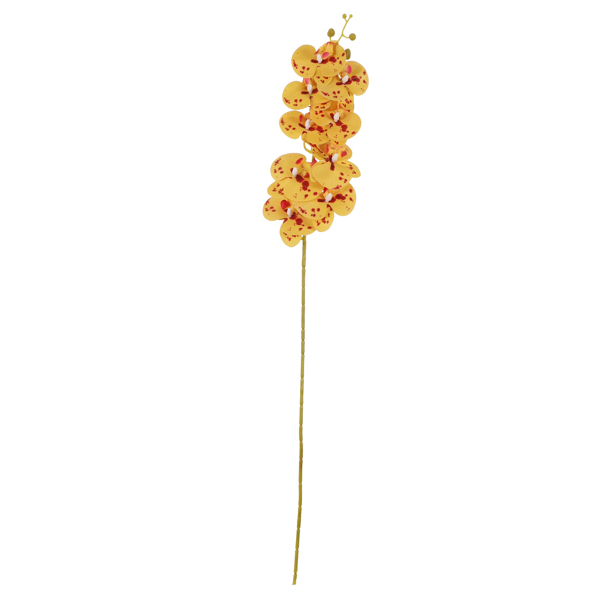Yellow Phalaenopsis Faux Flower Stick (Single)