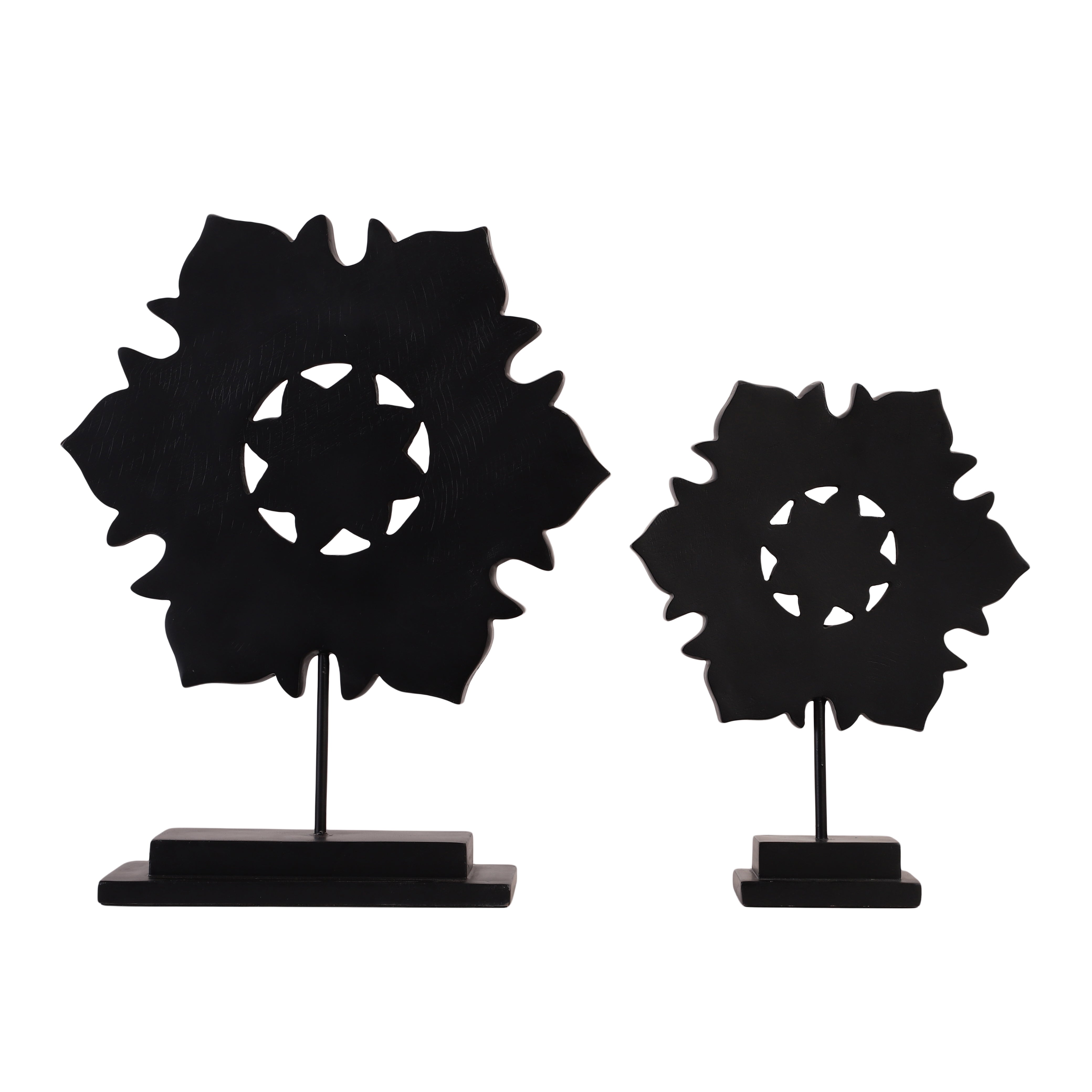 Petalora Black Table Accent (Single)