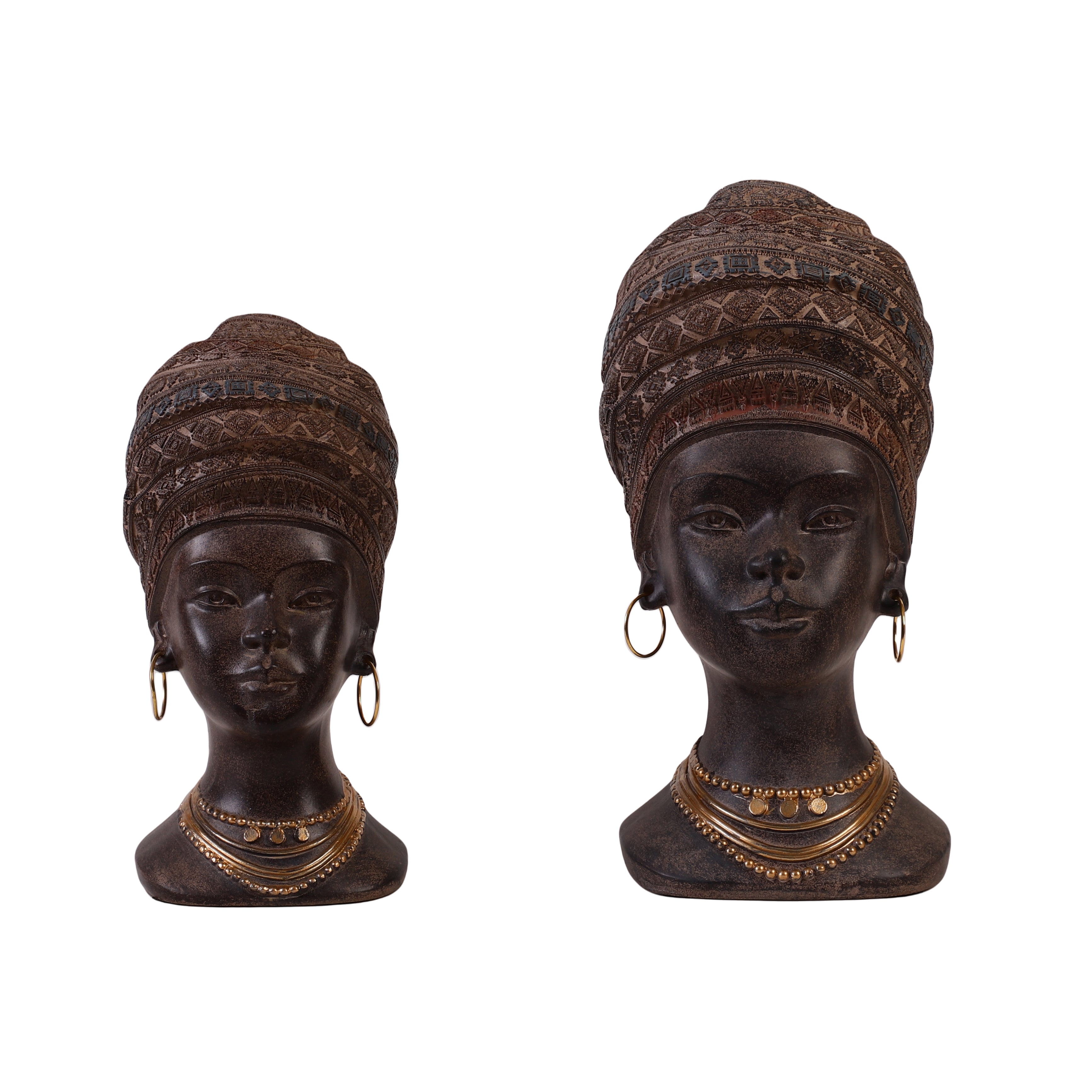 Nubian Majesty Bust Sculpture (Single)