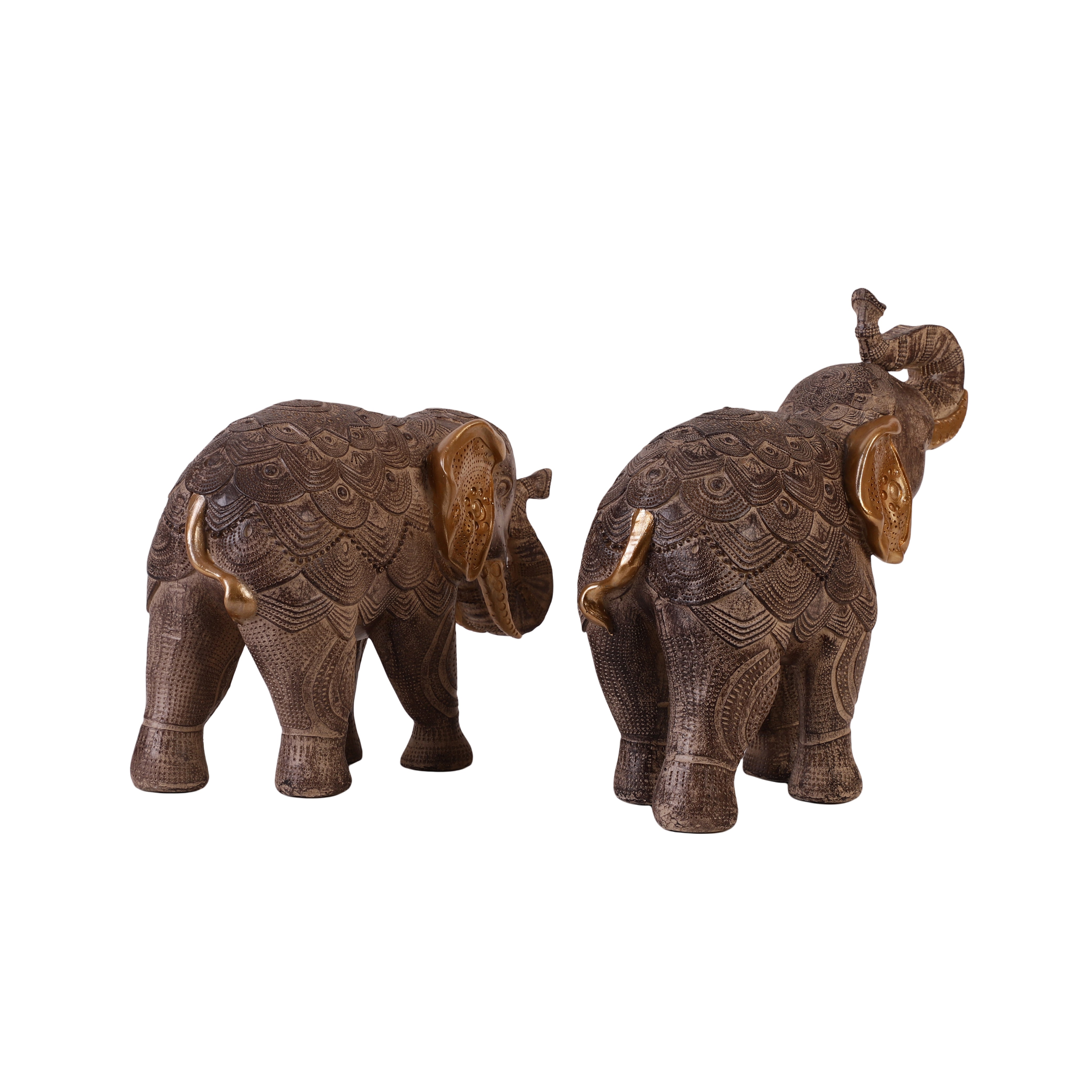 Trunk Up Triumphs Elephant Figurine (Single)
