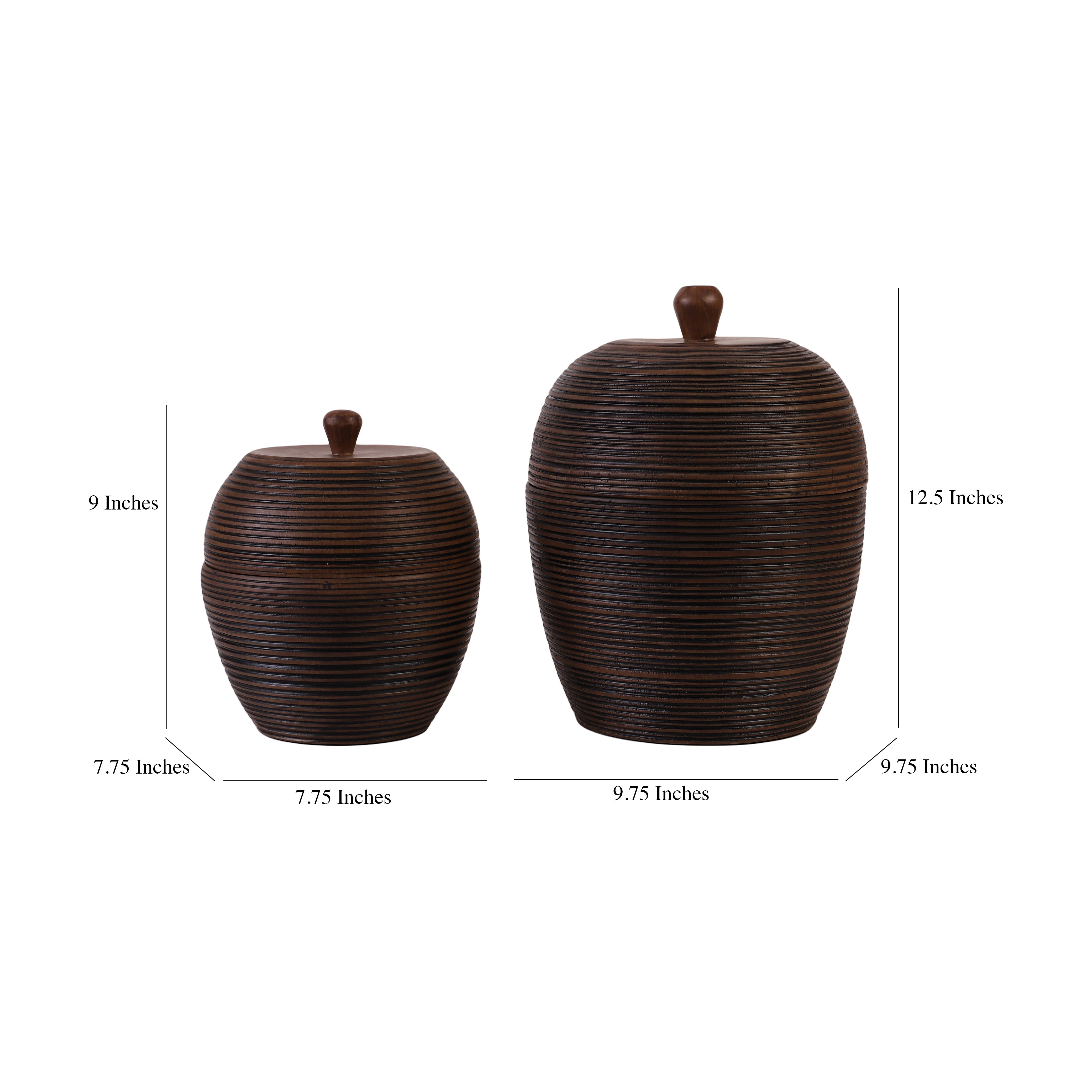 Dualora Sculpted Table Accent (Brown)
