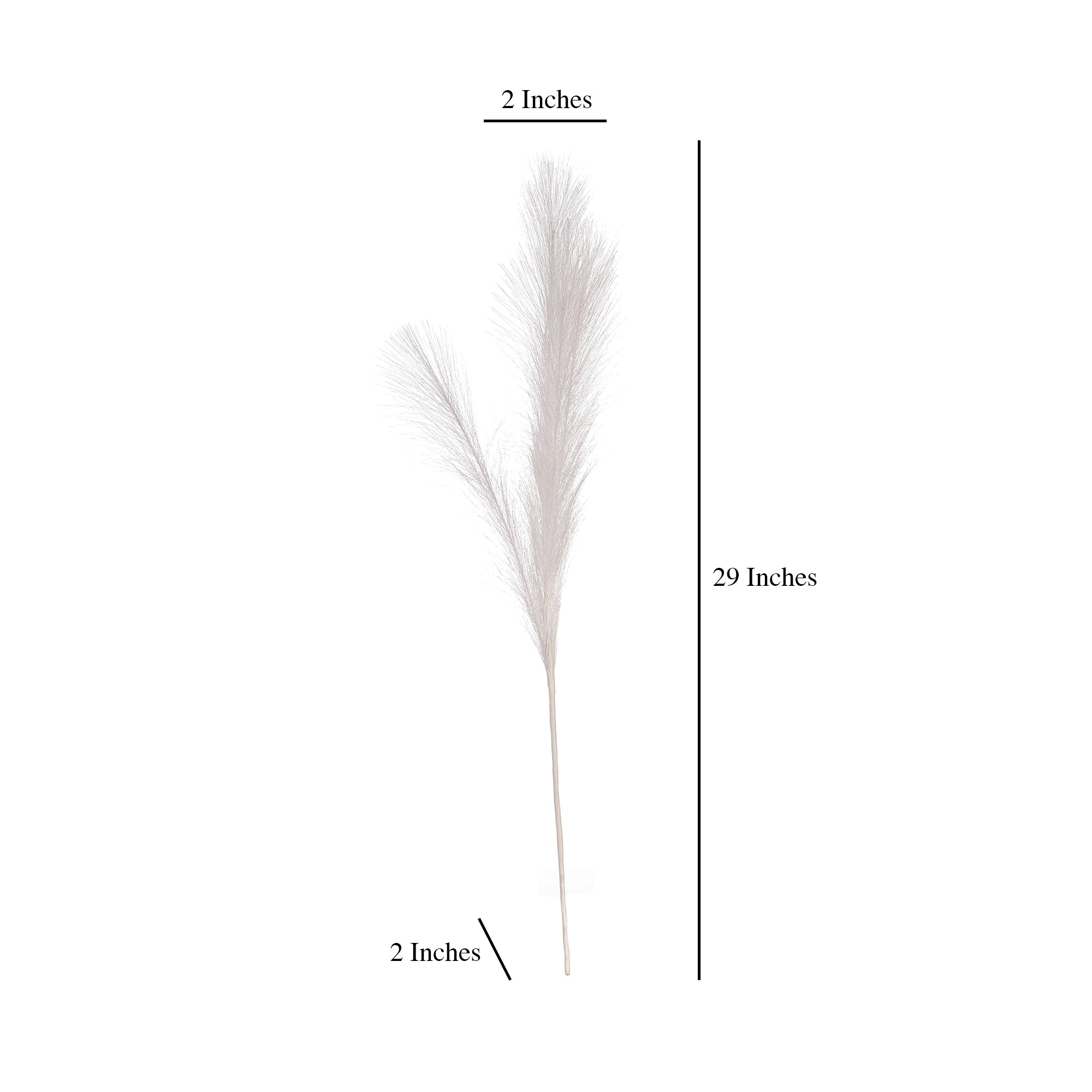 White Faux Pampas Grass (Set of 5)