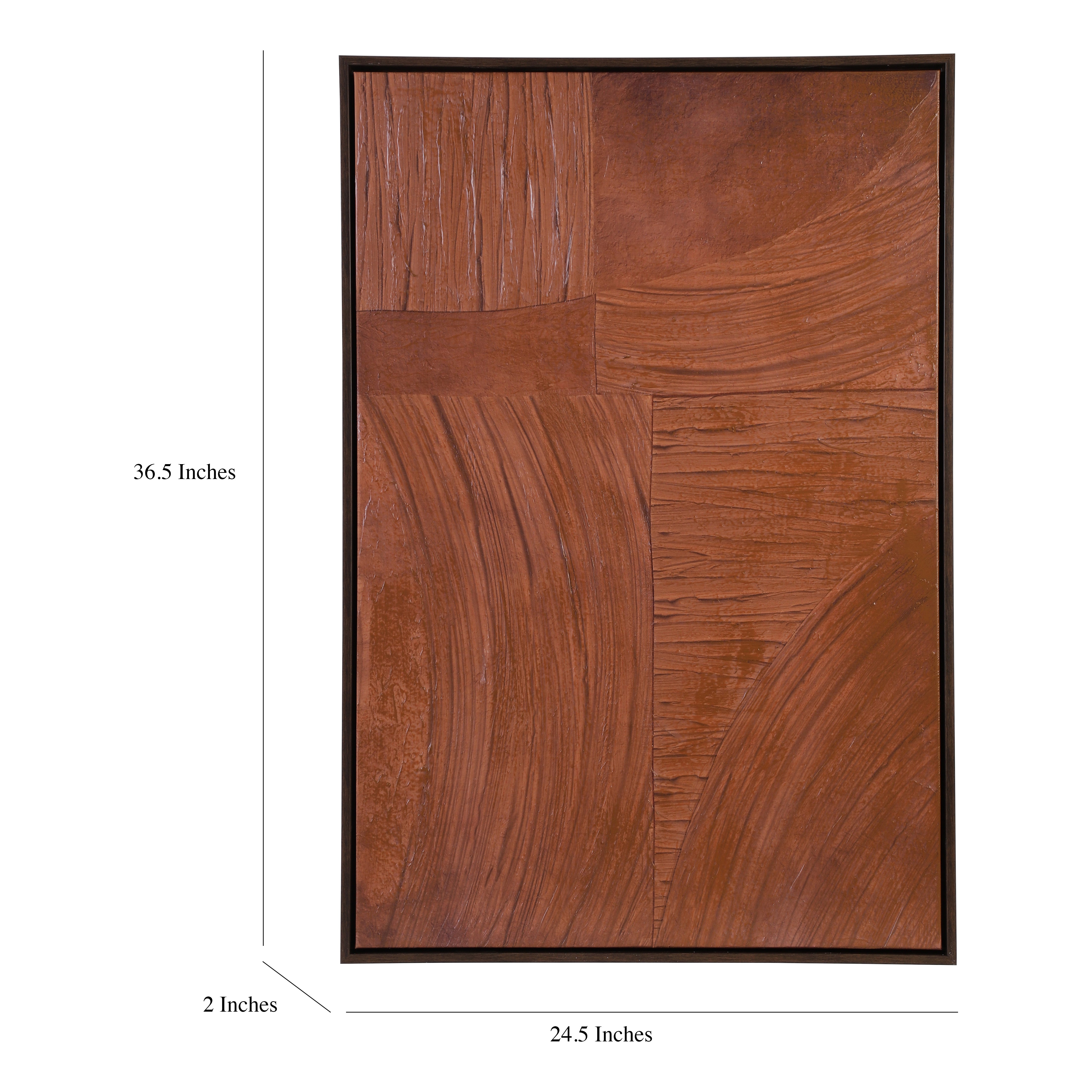 Terra Texture Hand-Painted Canvas Art