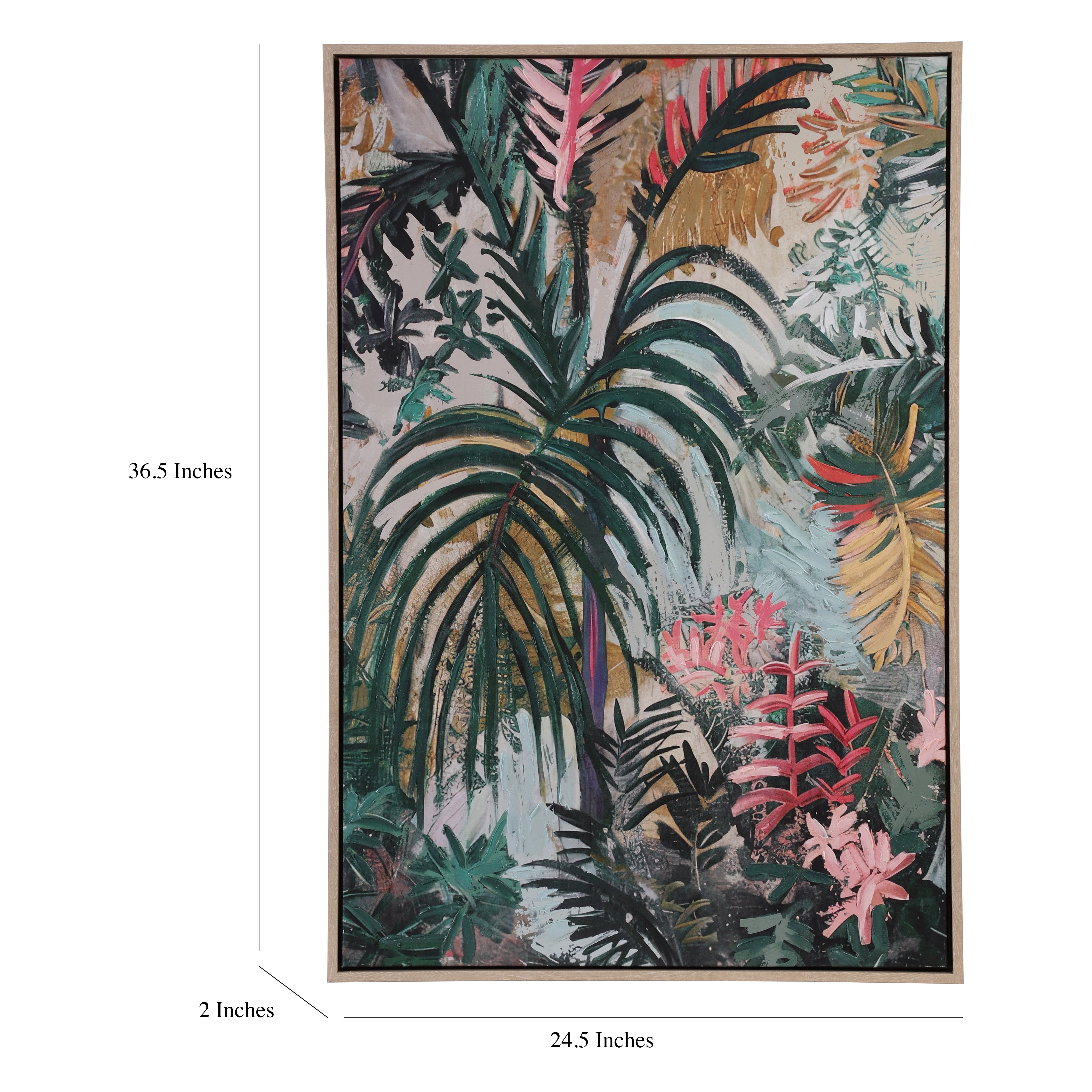 Dreamscape & Tropics Framed Canvas Art (Set of 2)