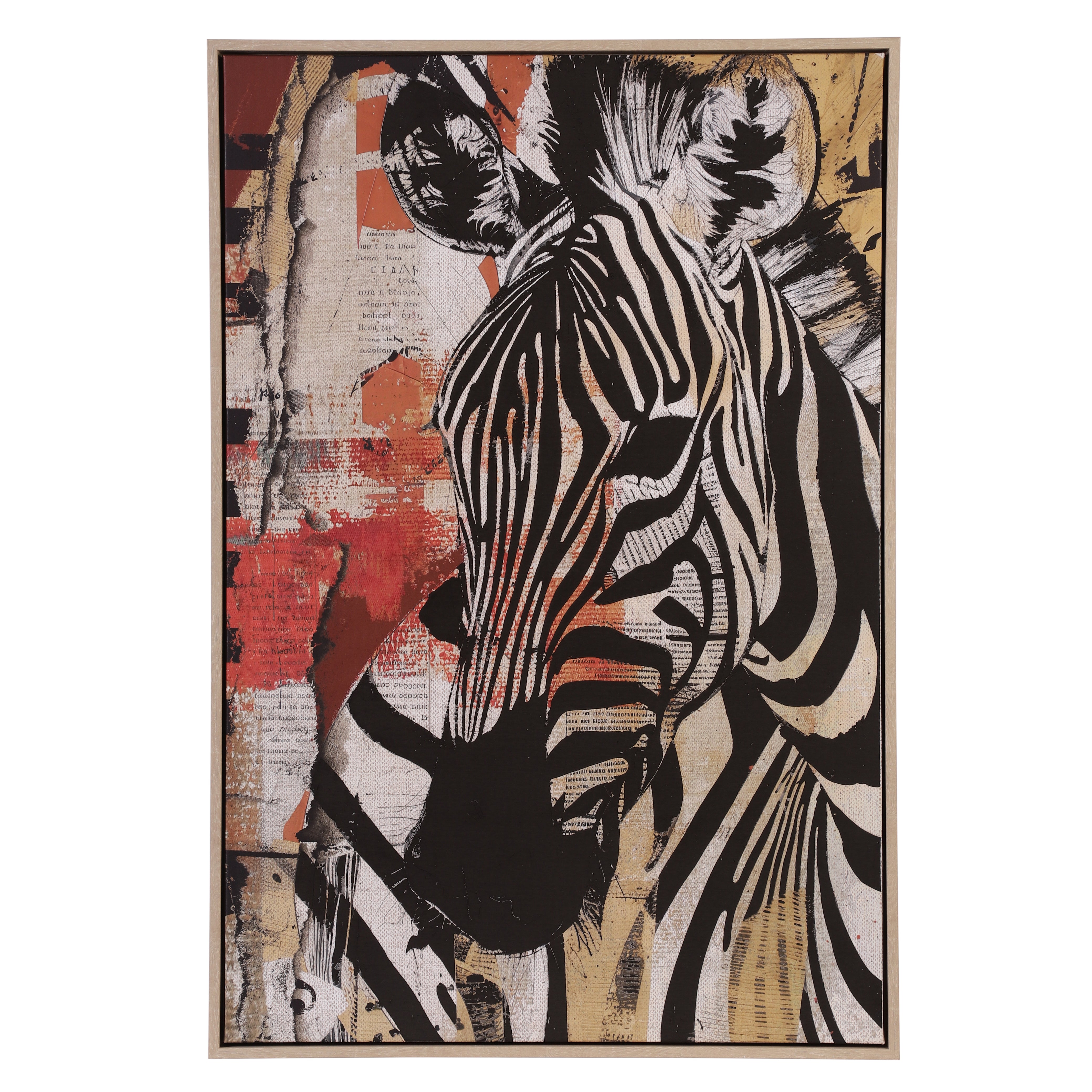 Savanna in Blush Hand-Painted Canvas Wall Art
