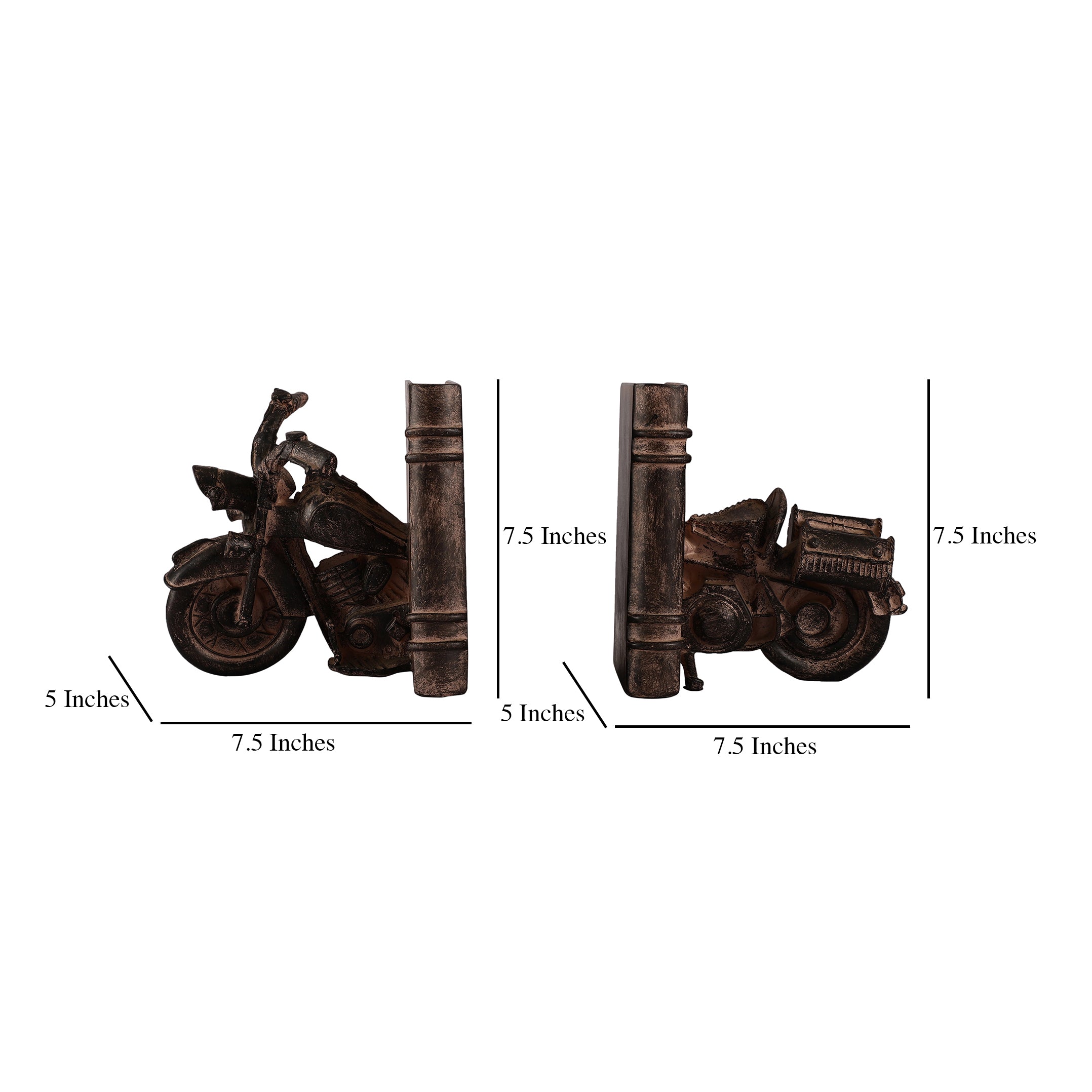 Vintage Bike Bookends