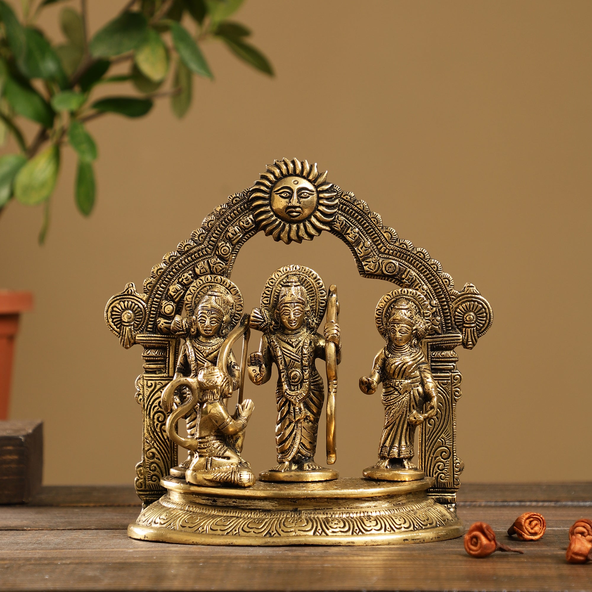 Antique Brass Ram Darbar