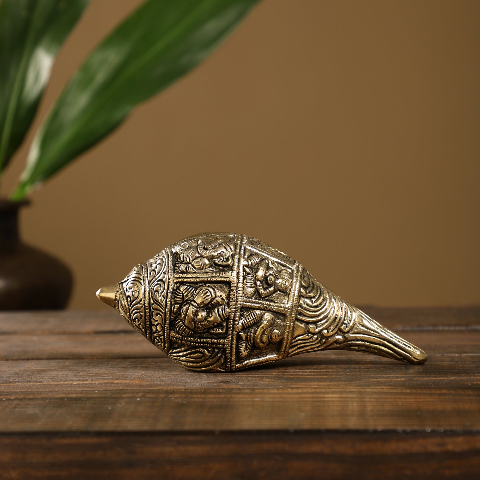 Handcrafted Brass Shankh