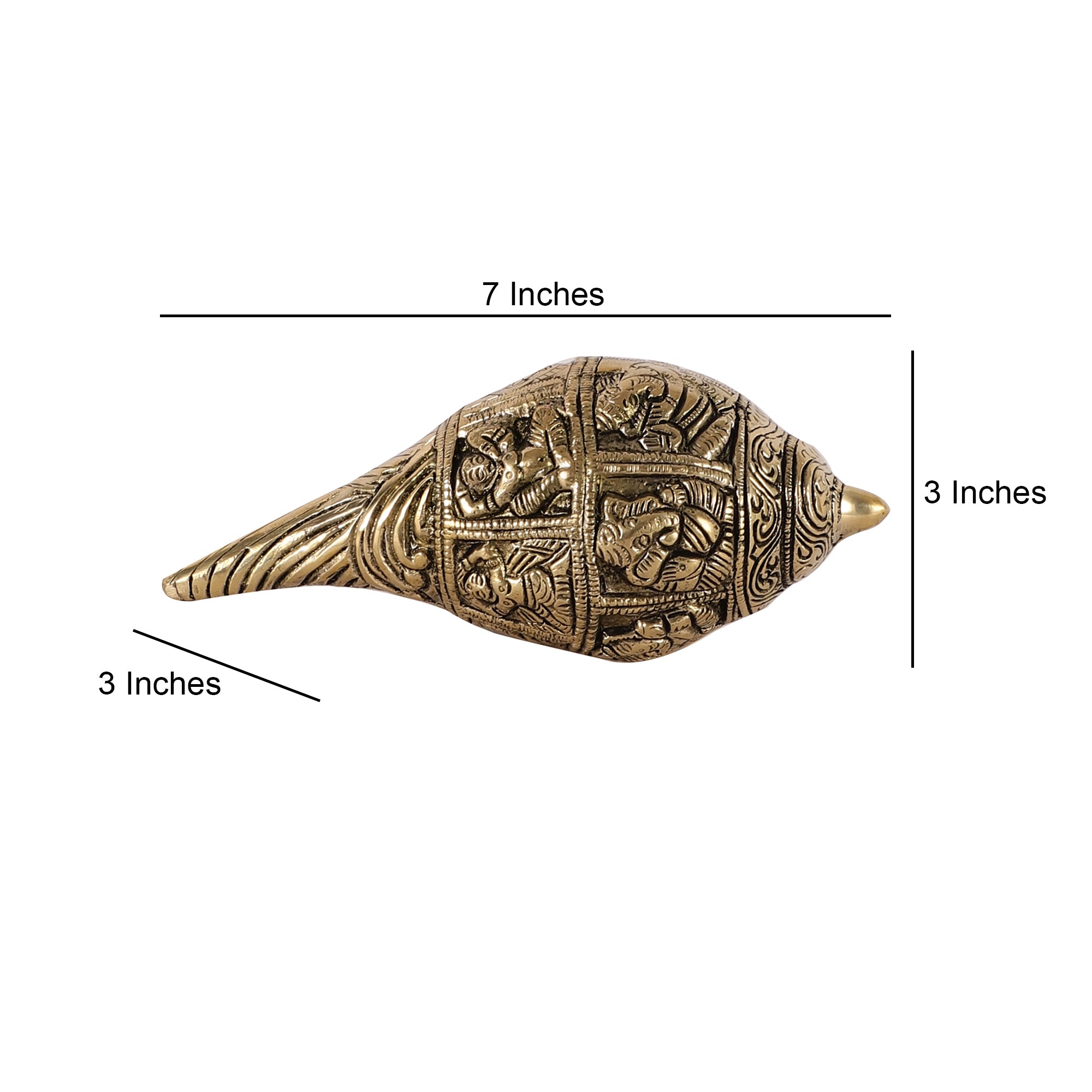 Handcrafted Brass Shankh