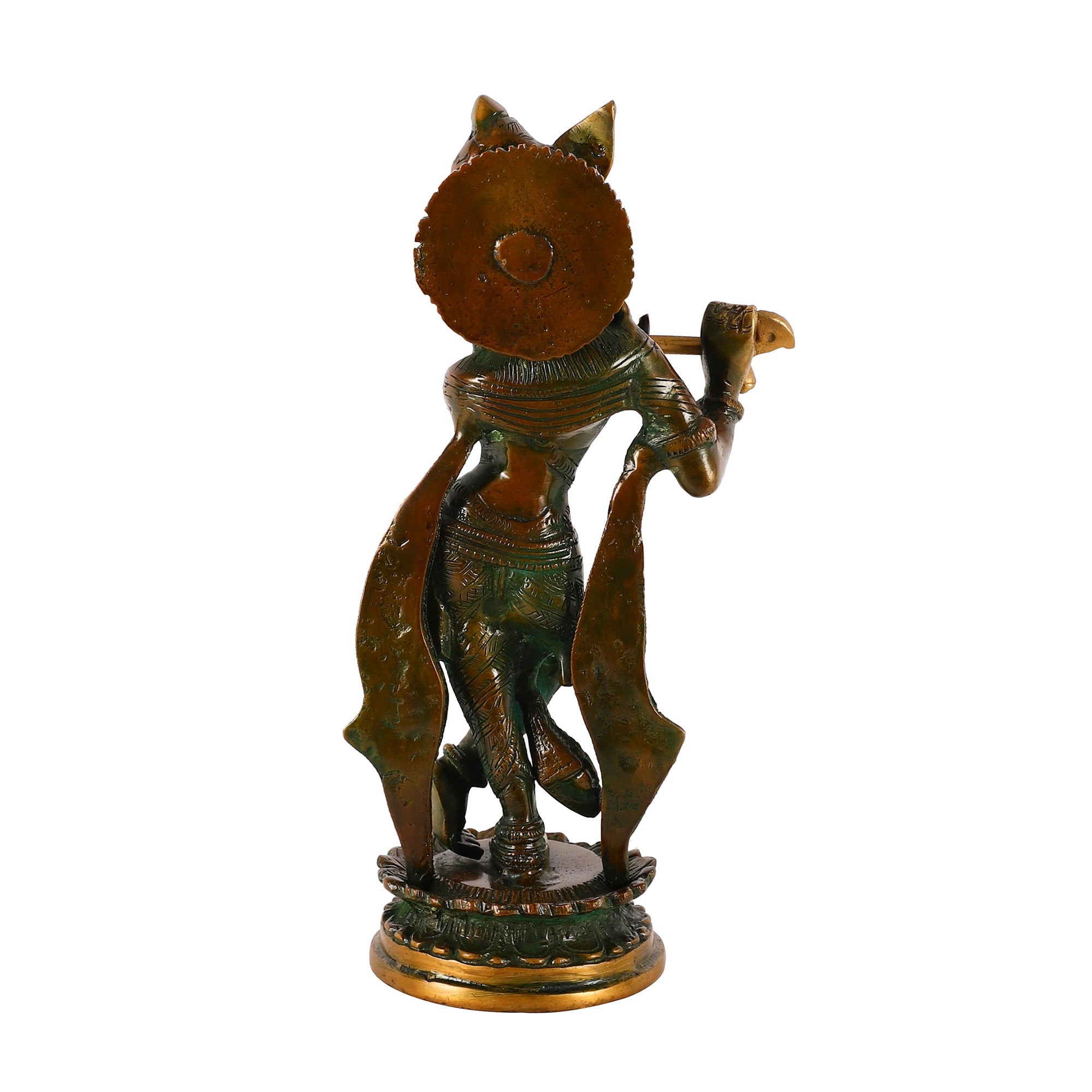 Handcrafted Brass Krishna Idol