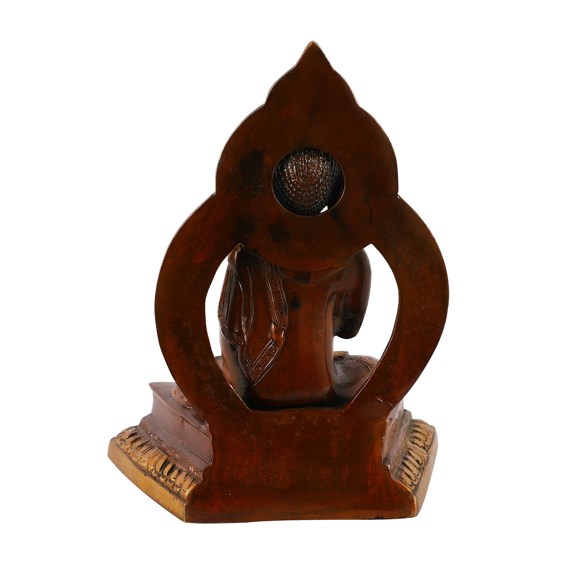 Divine Brass Seated Buddha Idol