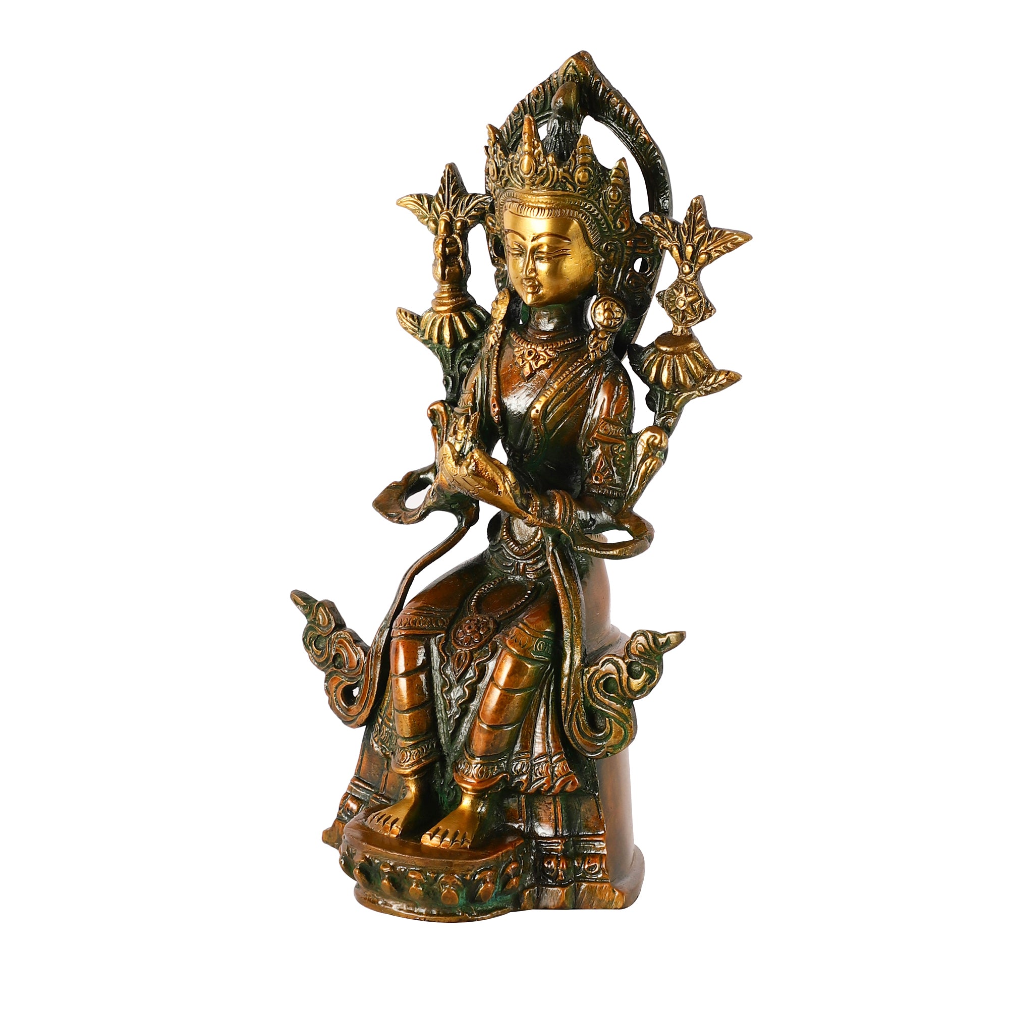 Brass Maitre Buddha Idol