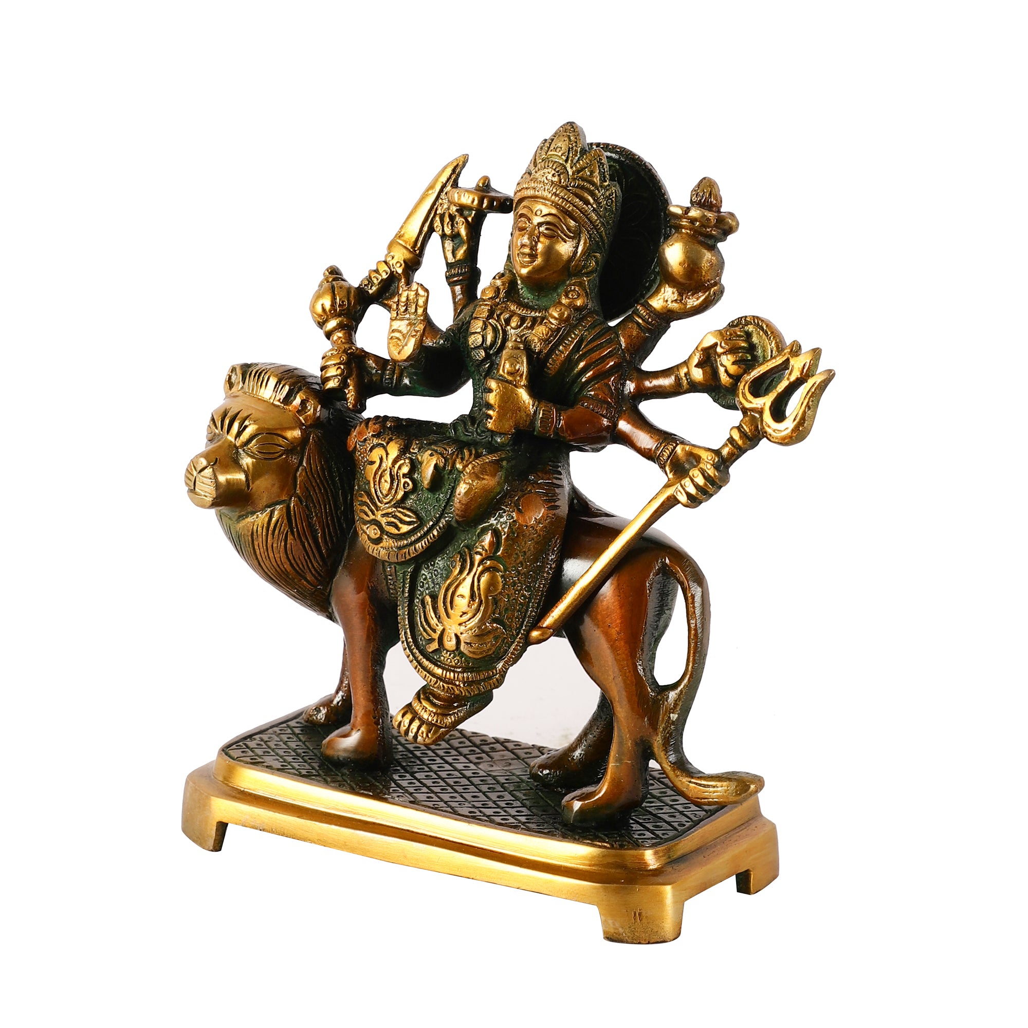 Brass Durga Devi