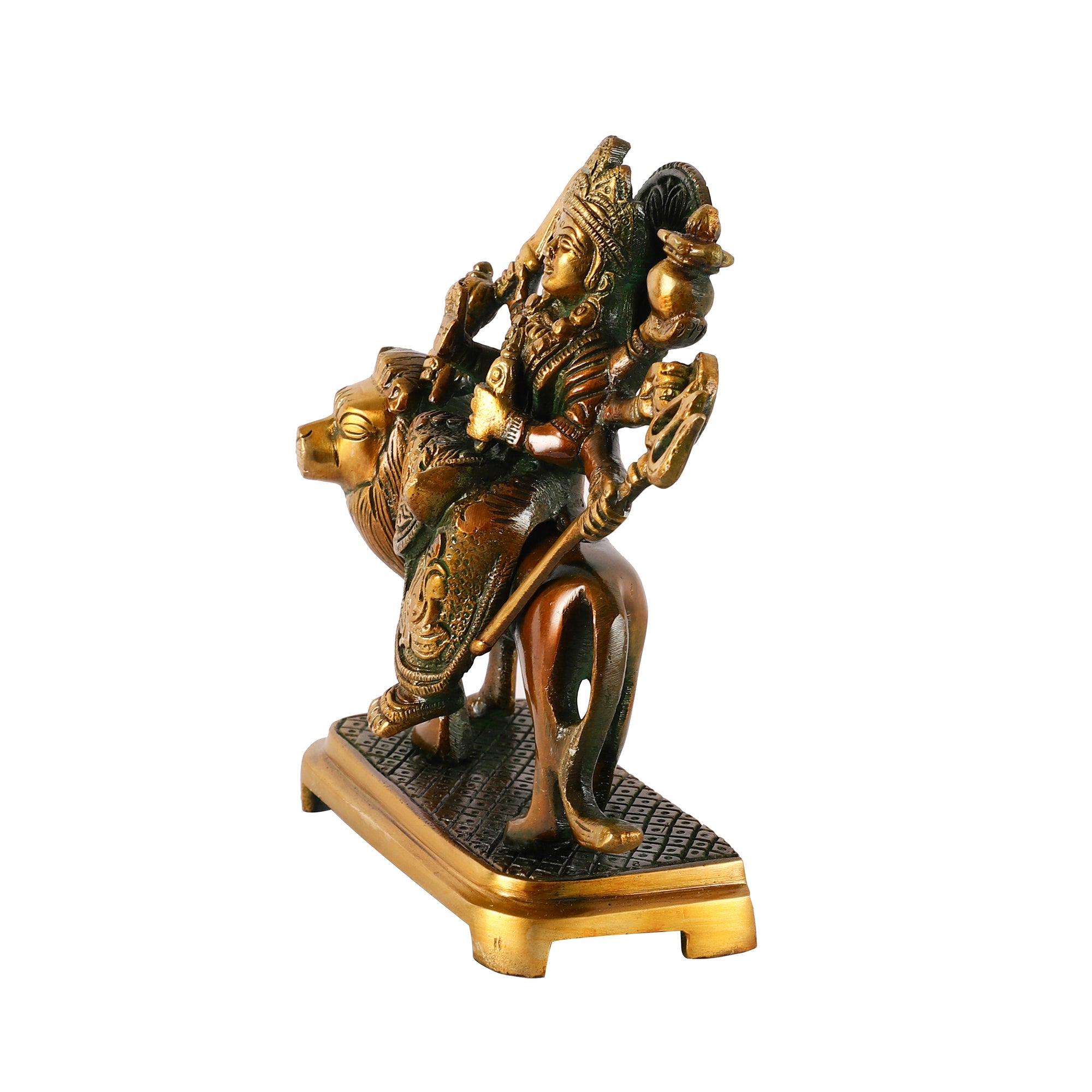Brass Durga Devi