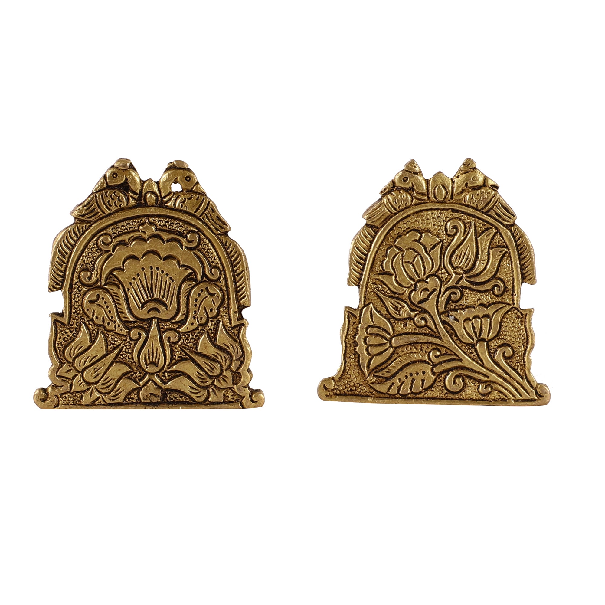 Brass Ganesh Lakshmi Idols (set of 2)